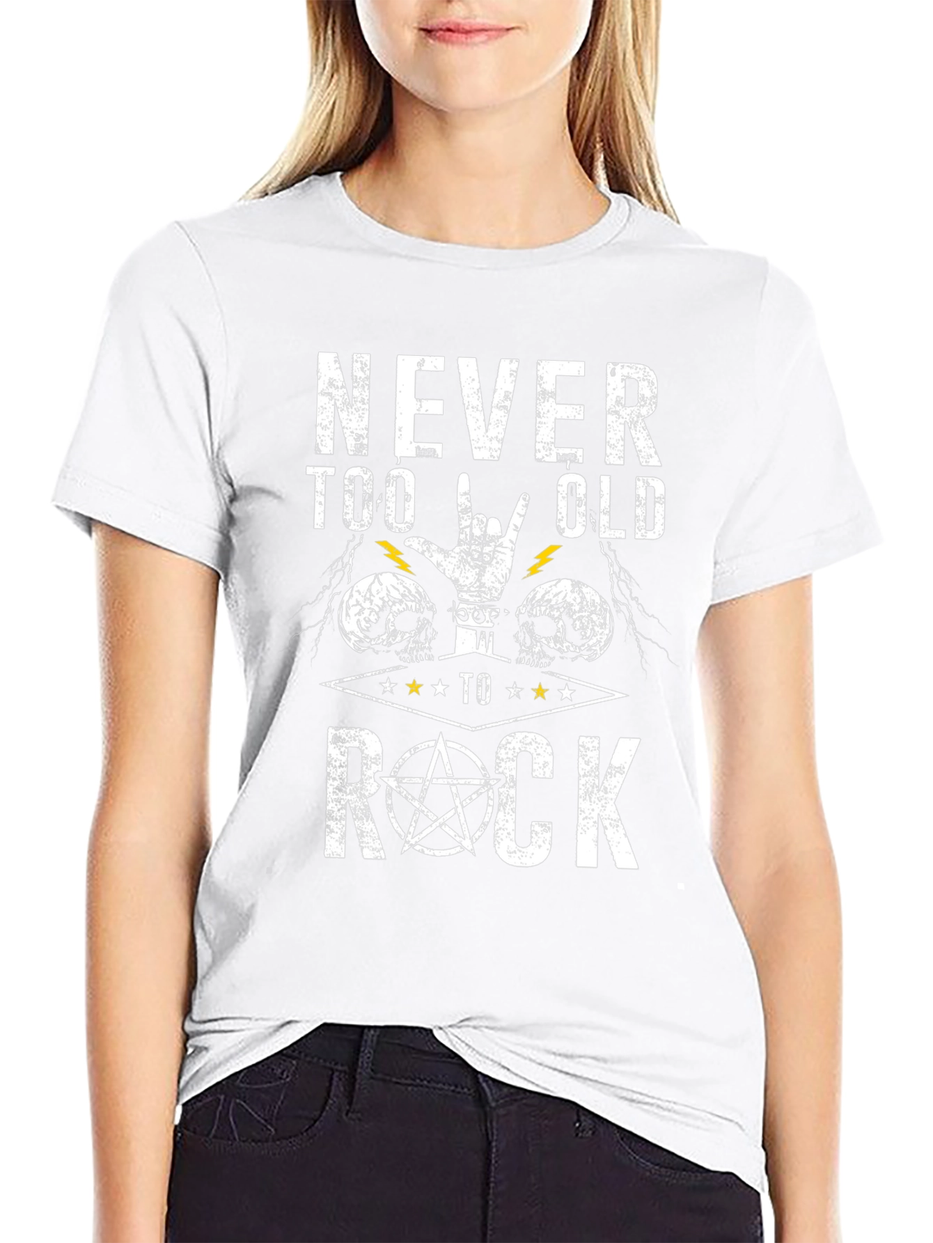 Never Too Old To Rock Graphic Tee