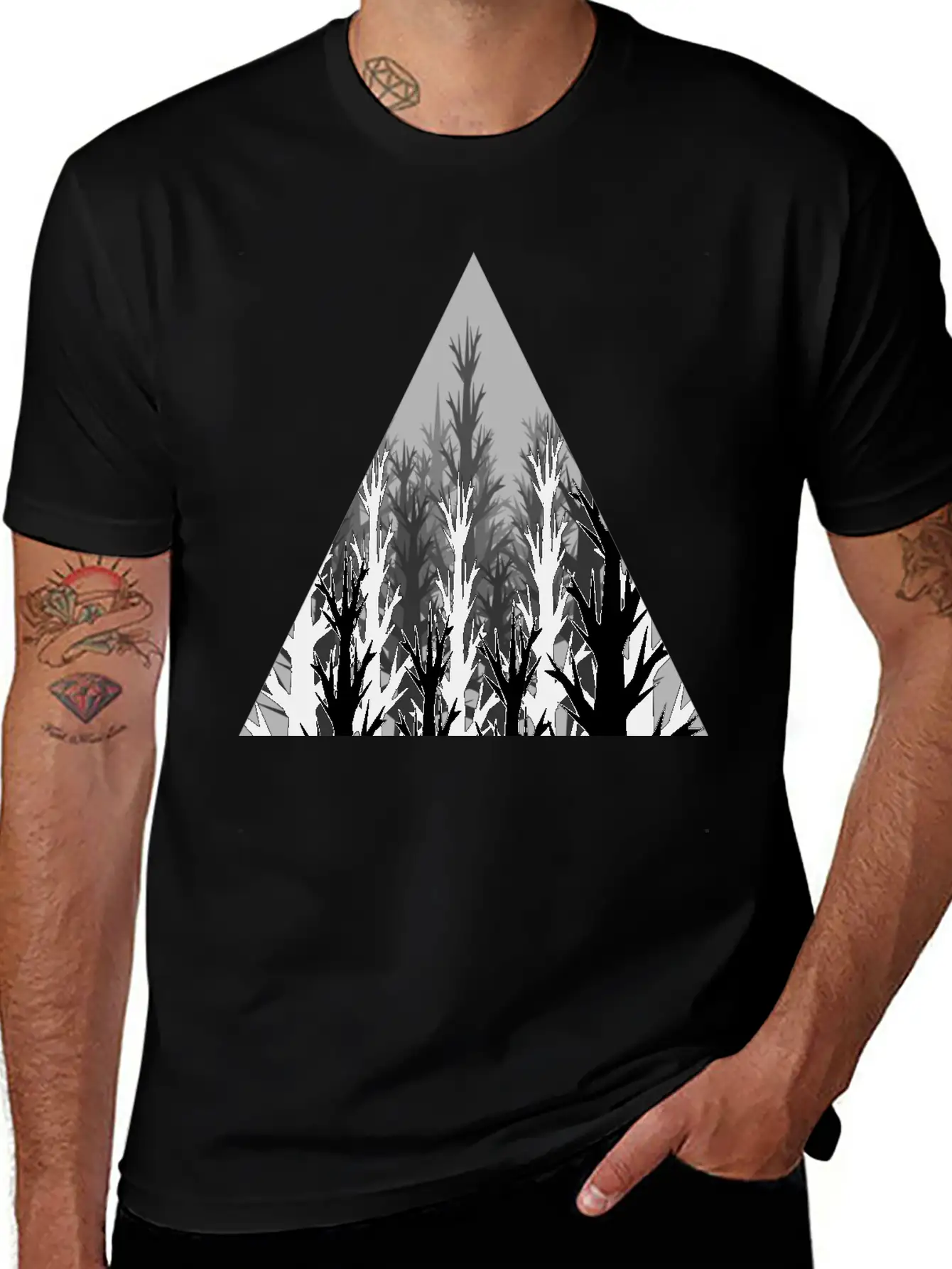 Тriangular Relaxed Everyday Tee – Lightweight And Durable Cotton
