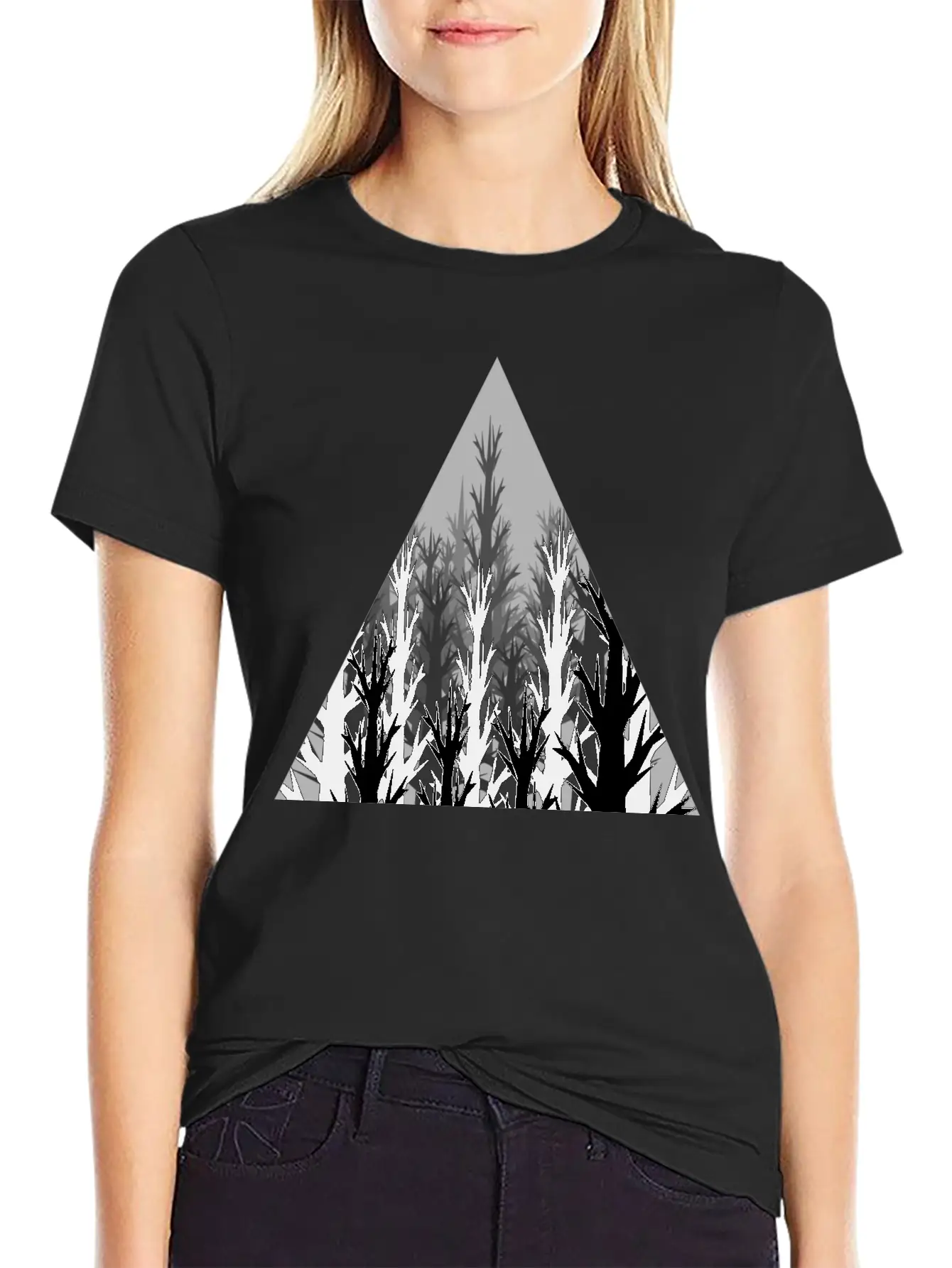 Тriangular Relaxed Everyday Tee – Lightweight And Durable Cotton