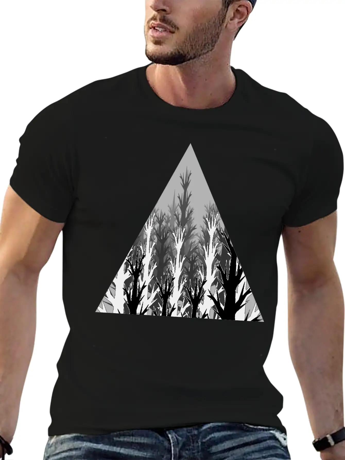 Тriangular Relaxed Everyday Tee – Lightweight And Durable Cotton