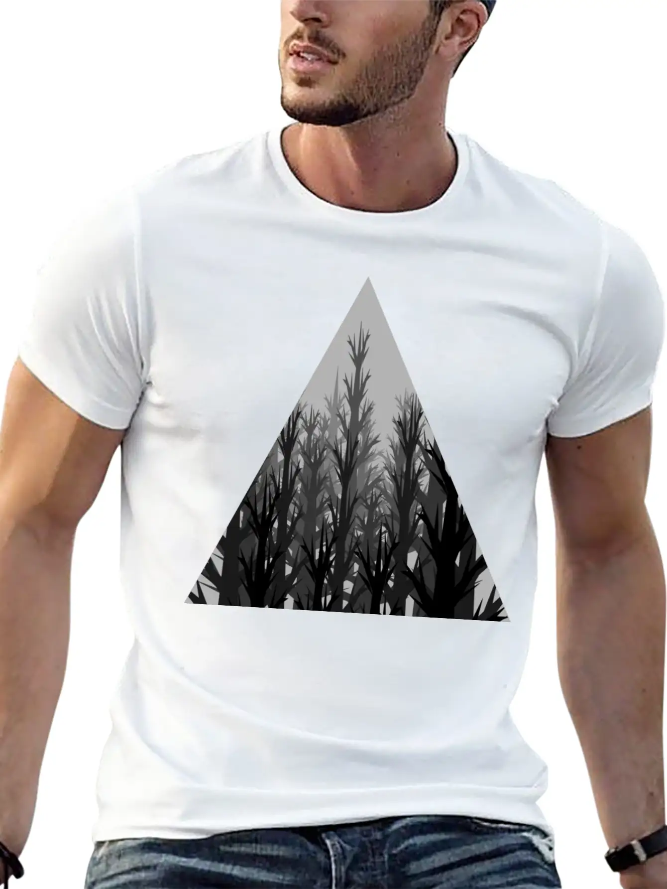 Тriangular Relaxed Everyday Tee – Lightweight And Durable Cotton