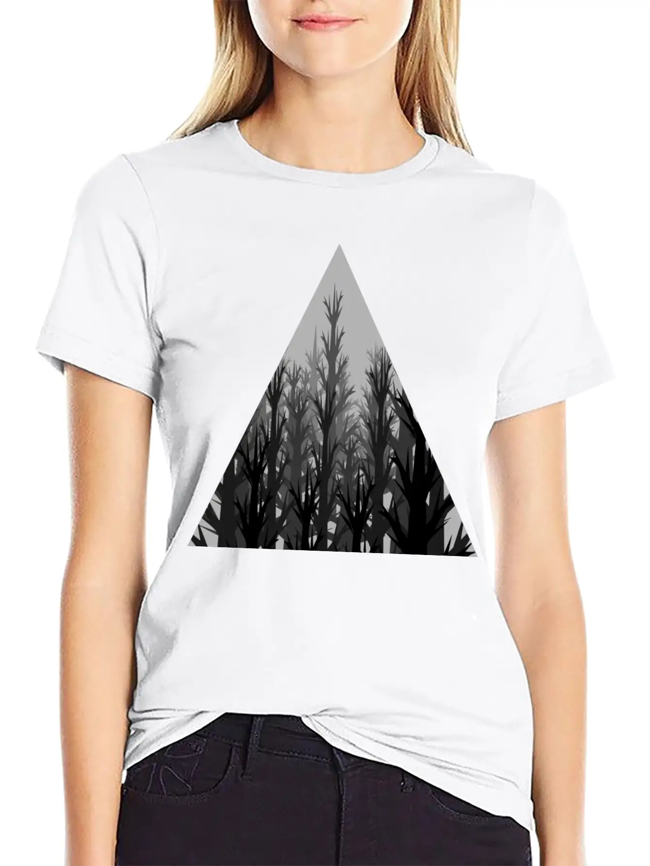 Тriangular Relaxed Everyday Tee – Lightweight And Durable Cotton