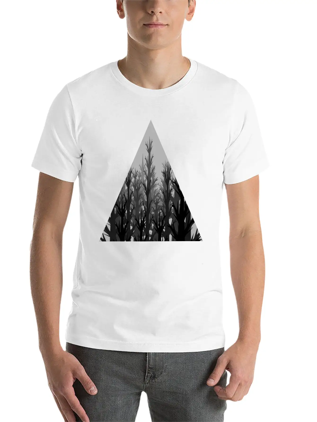 Тriangular Relaxed Everyday Tee – Lightweight And Durable Cotton