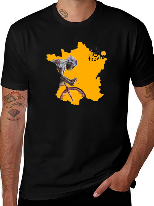 Tour de France Graphic Tee - Black