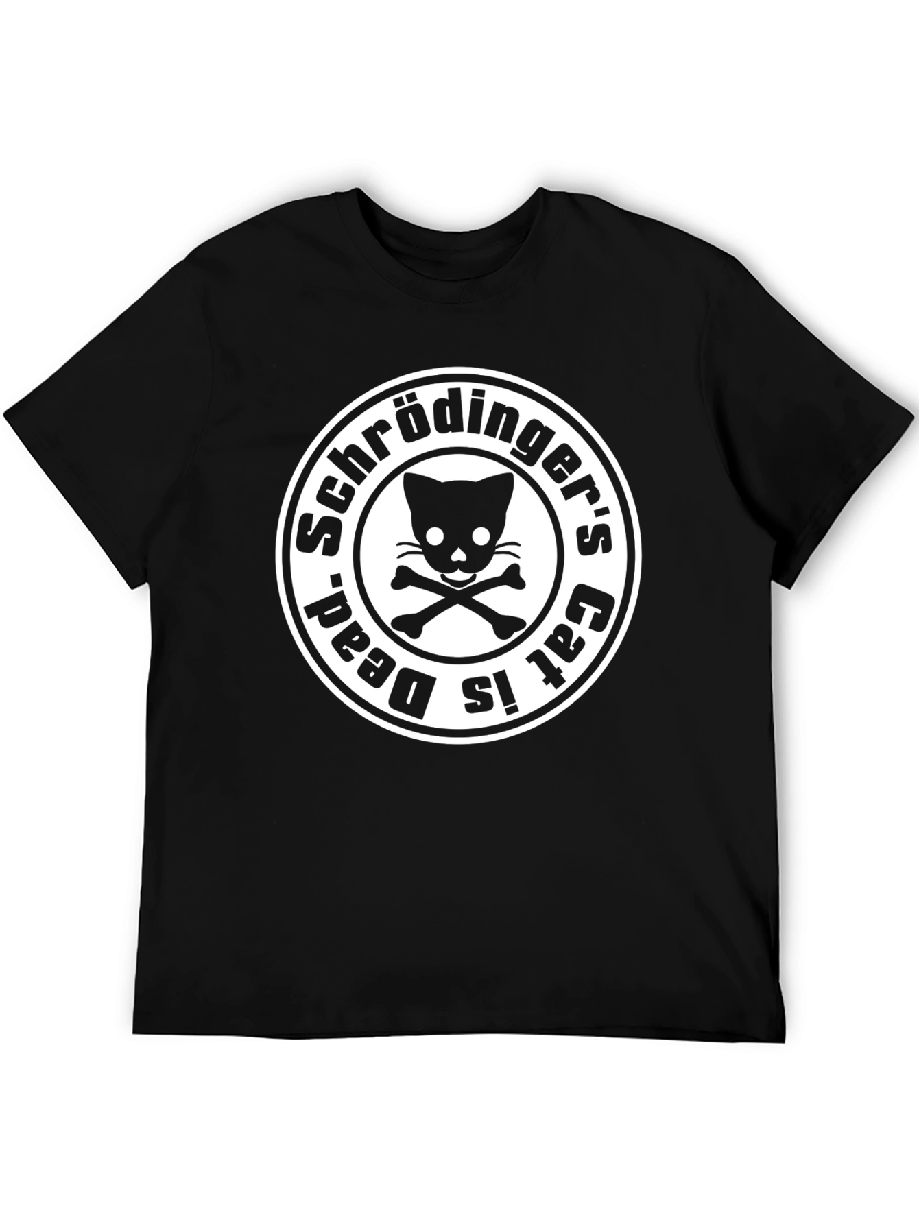 Schr��dingers Cat T-Shirt - Dead & Alive Paradox
