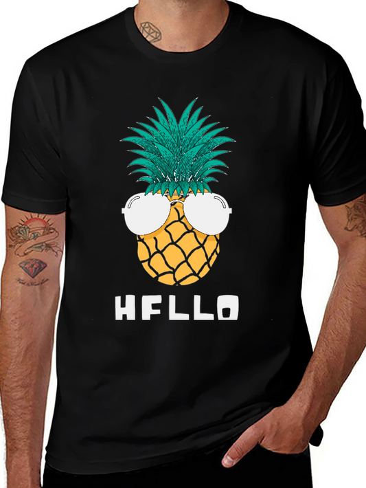 Pineapple Sunglasses Graphic Tee - Hello Summer!