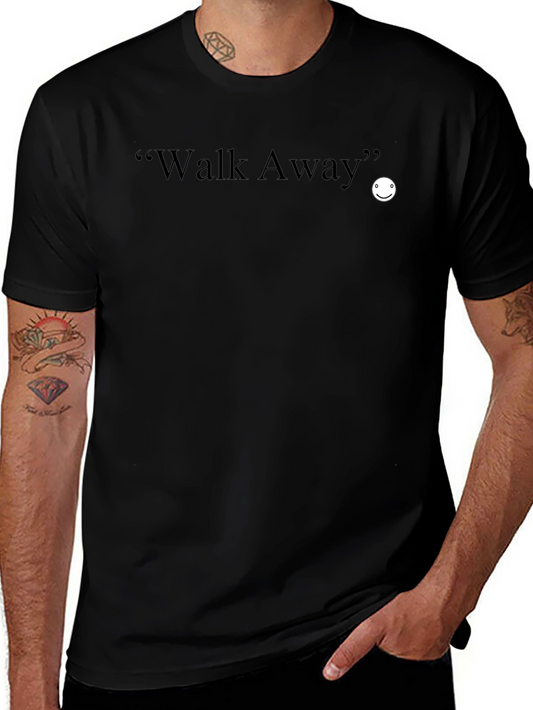 Walk Away Graphic Tee - Soft Cotton Blend