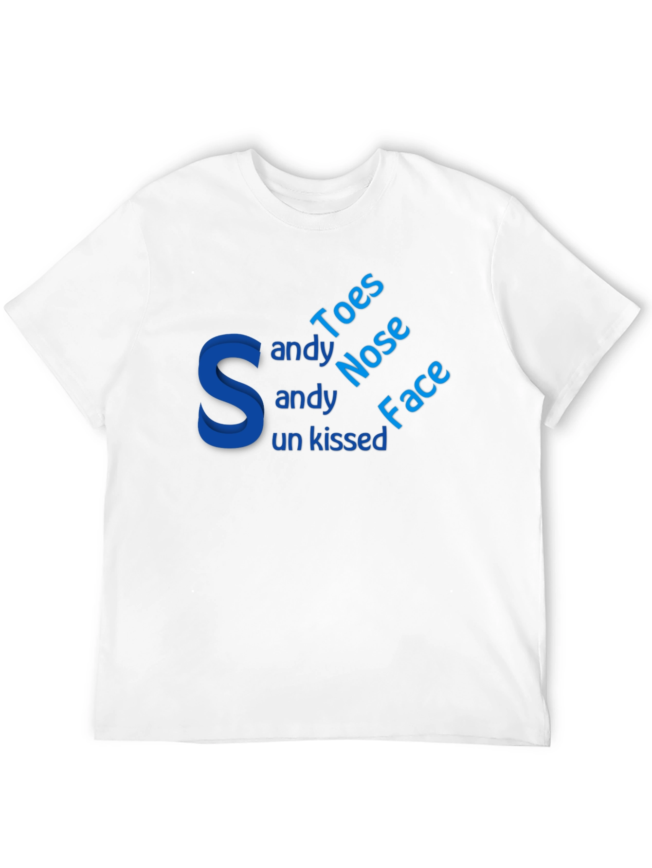 Sandy Toes Nose Face Graphic Tee