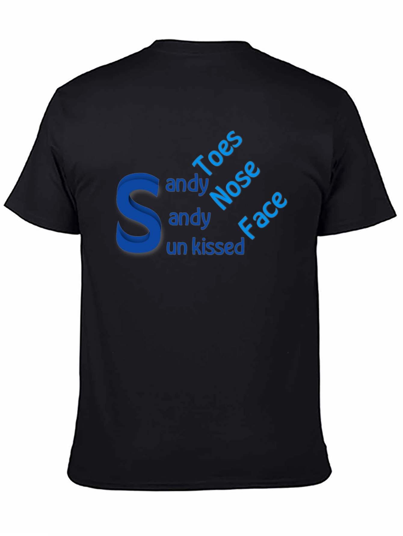 Sandy Toes Nose Face Graphic Tee