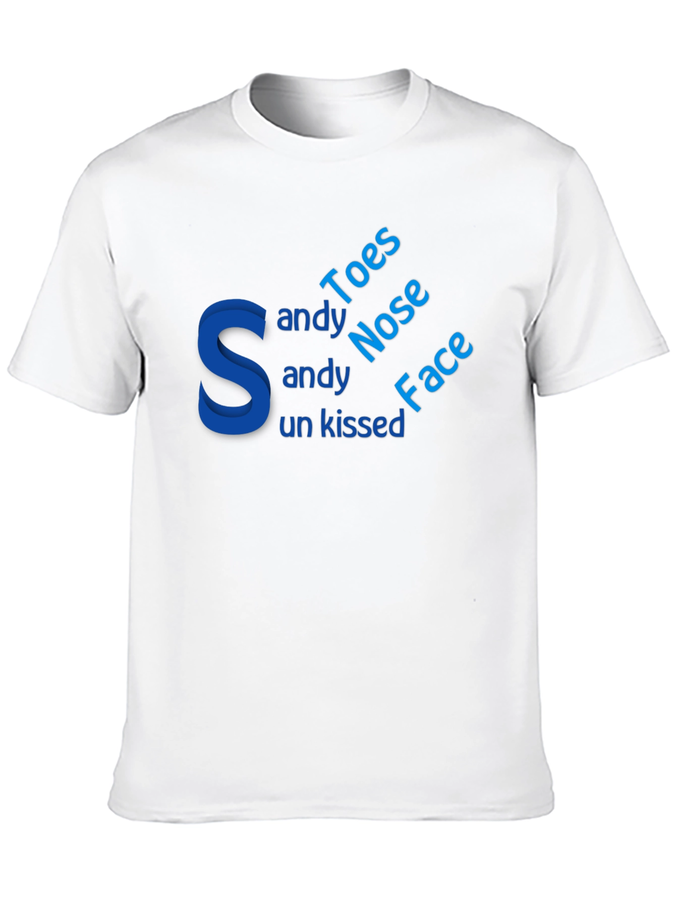 Sandy Toes Nose Face Graphic Tee