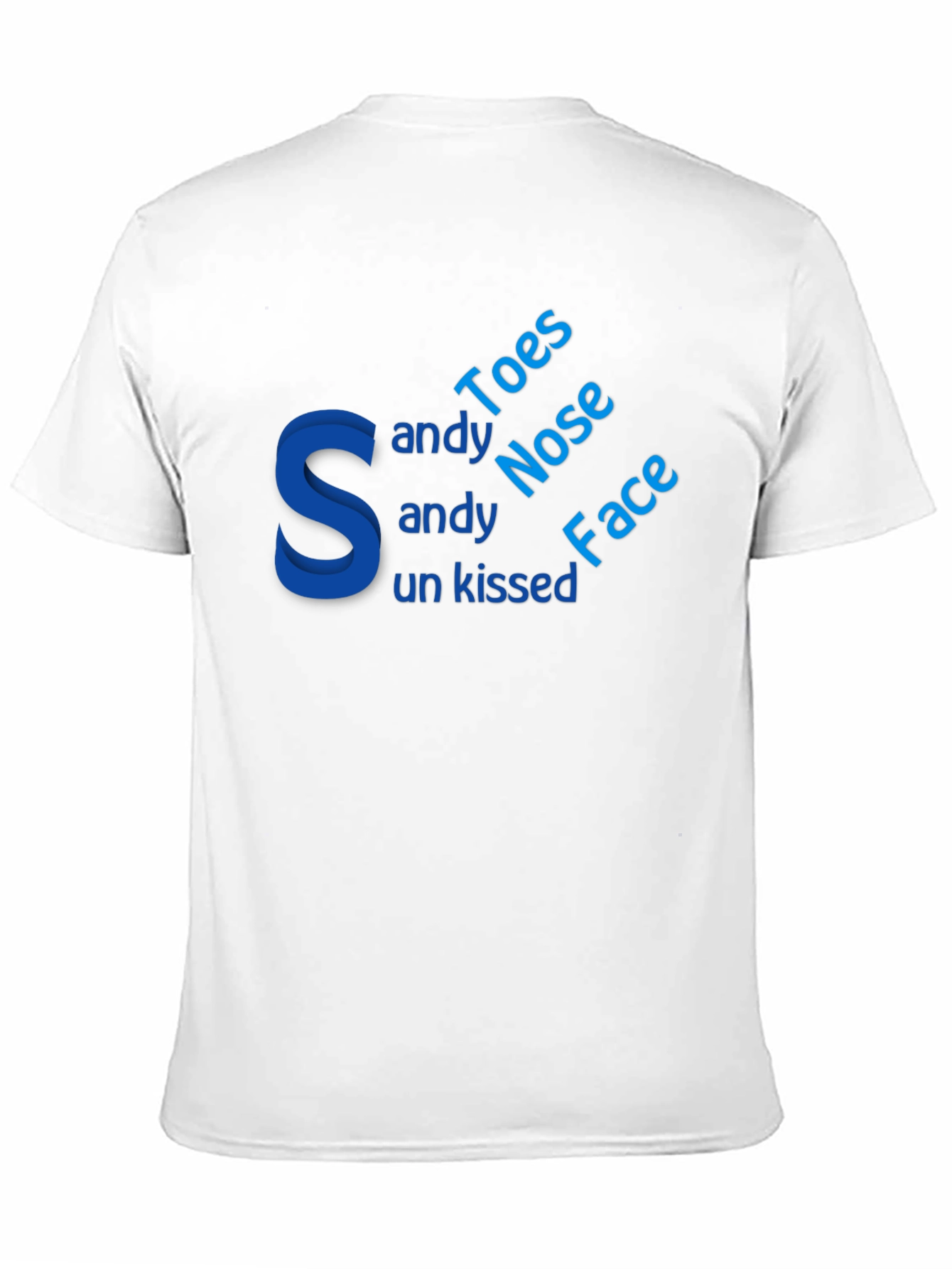 Sandy Toes Nose Face Graphic Tee