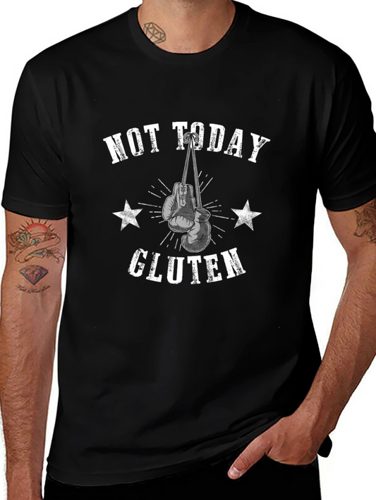 Not Today Gluten Boxing Gloves Graphic T-Shirt