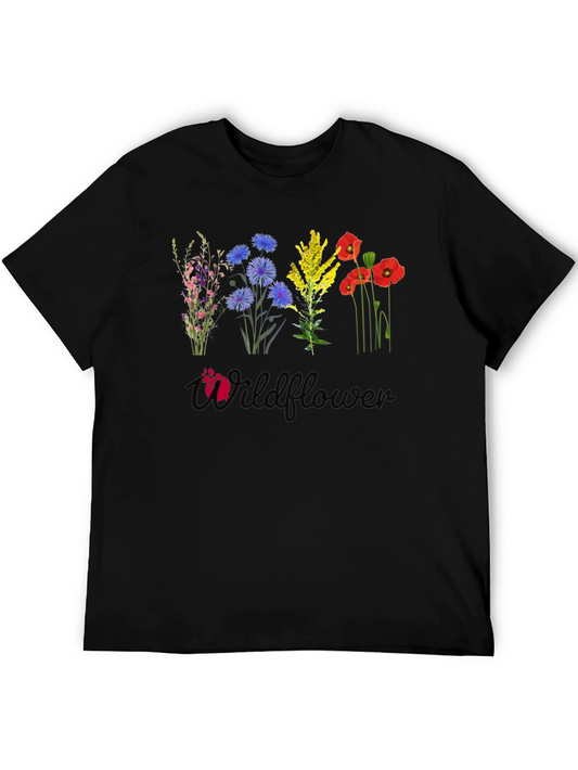 Wildflower Graphic Tee - Black
