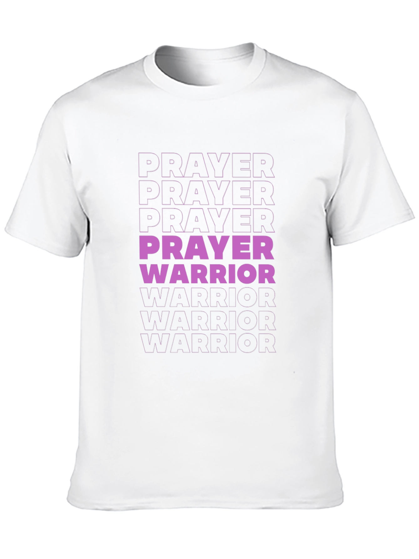 Prayer Warrior Graphic T-Shirt - Black