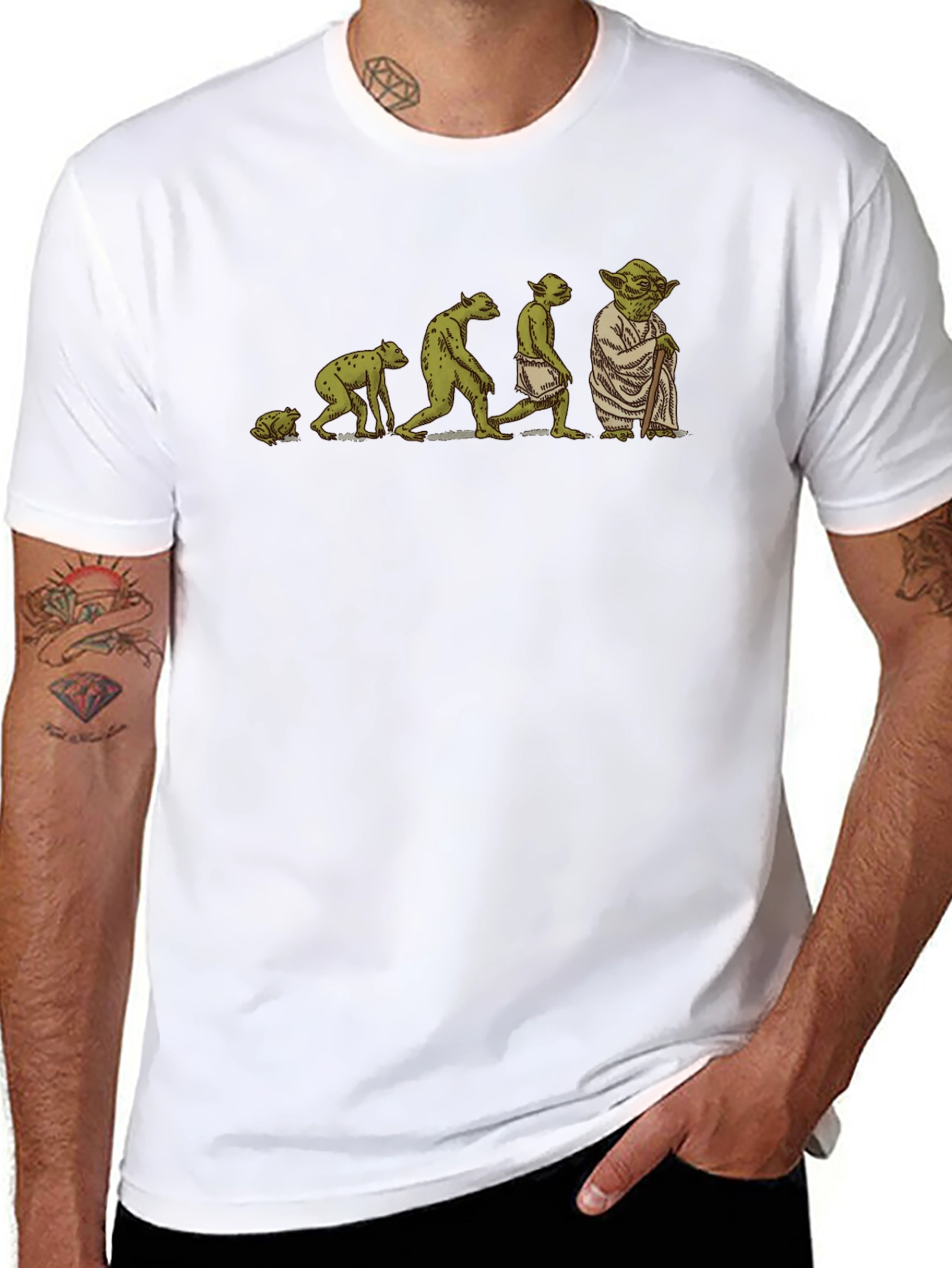 Yoda Evolution T-Shirt - Geeky Star Wars Tee