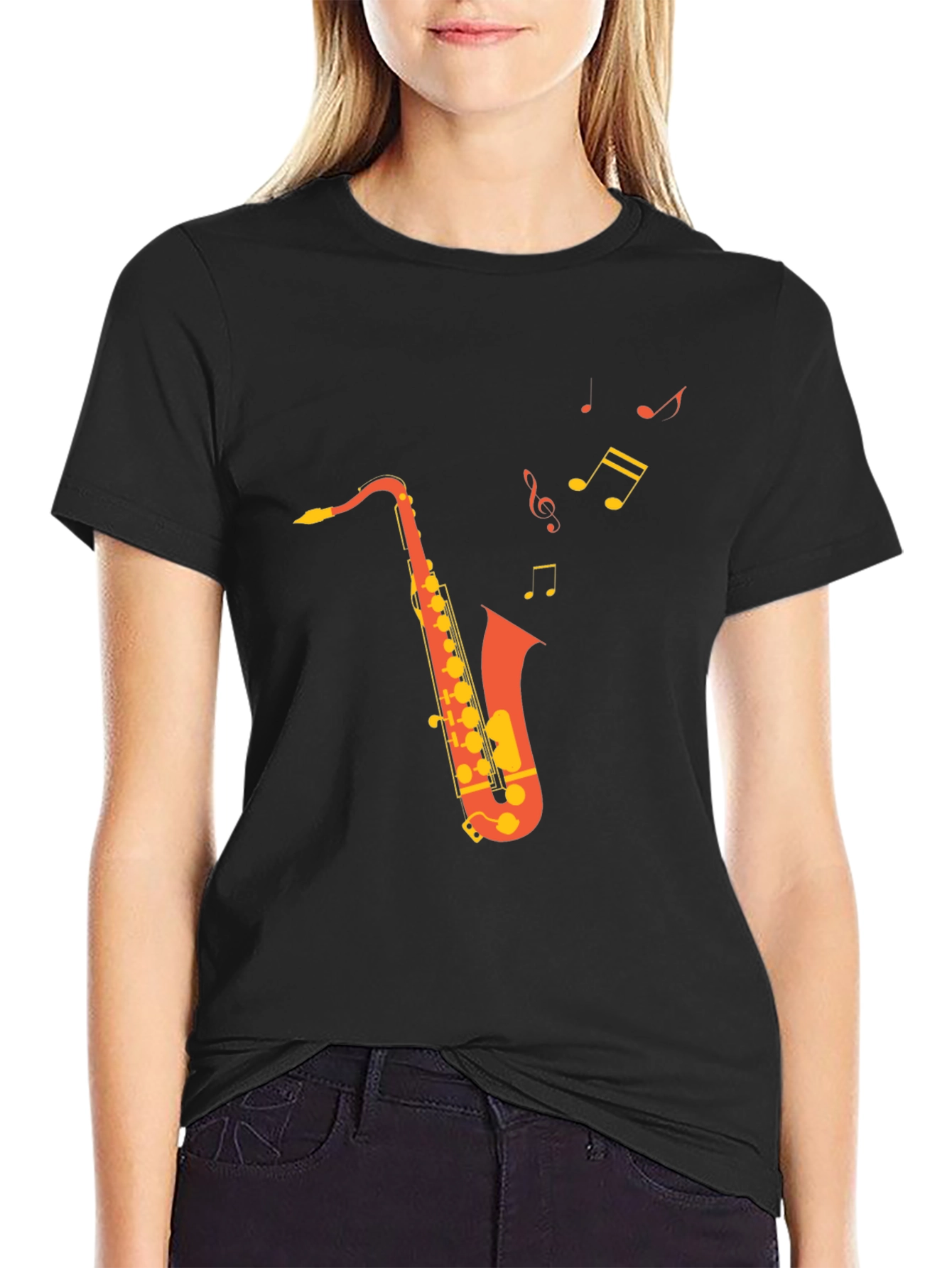 Saxophone Music T-Shirt - Cool Musician Tee
