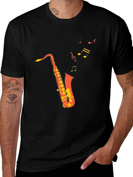 Saxophone Music T-Shirt - Cool Musician Tee