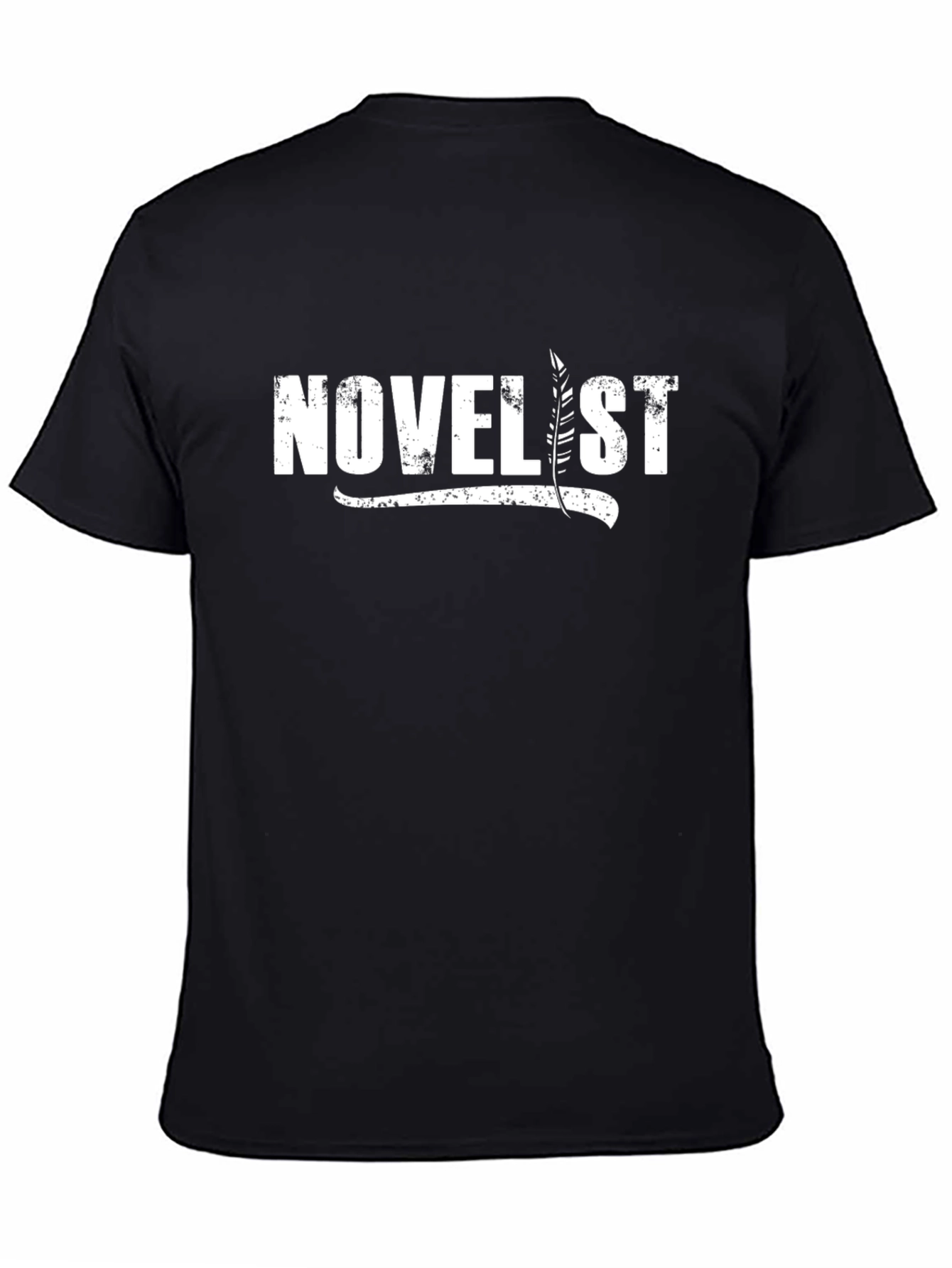 Novel Writer T-Shirt - Black Graphic Tee