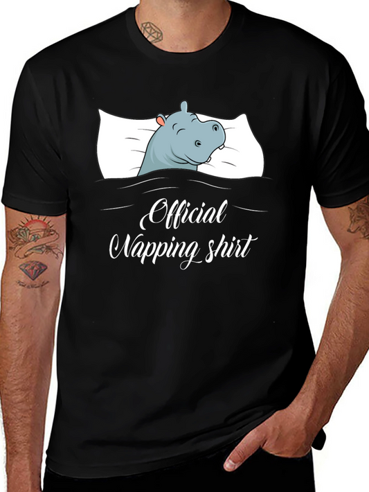 Official Napping Shirt - Hippo Sleeping Design