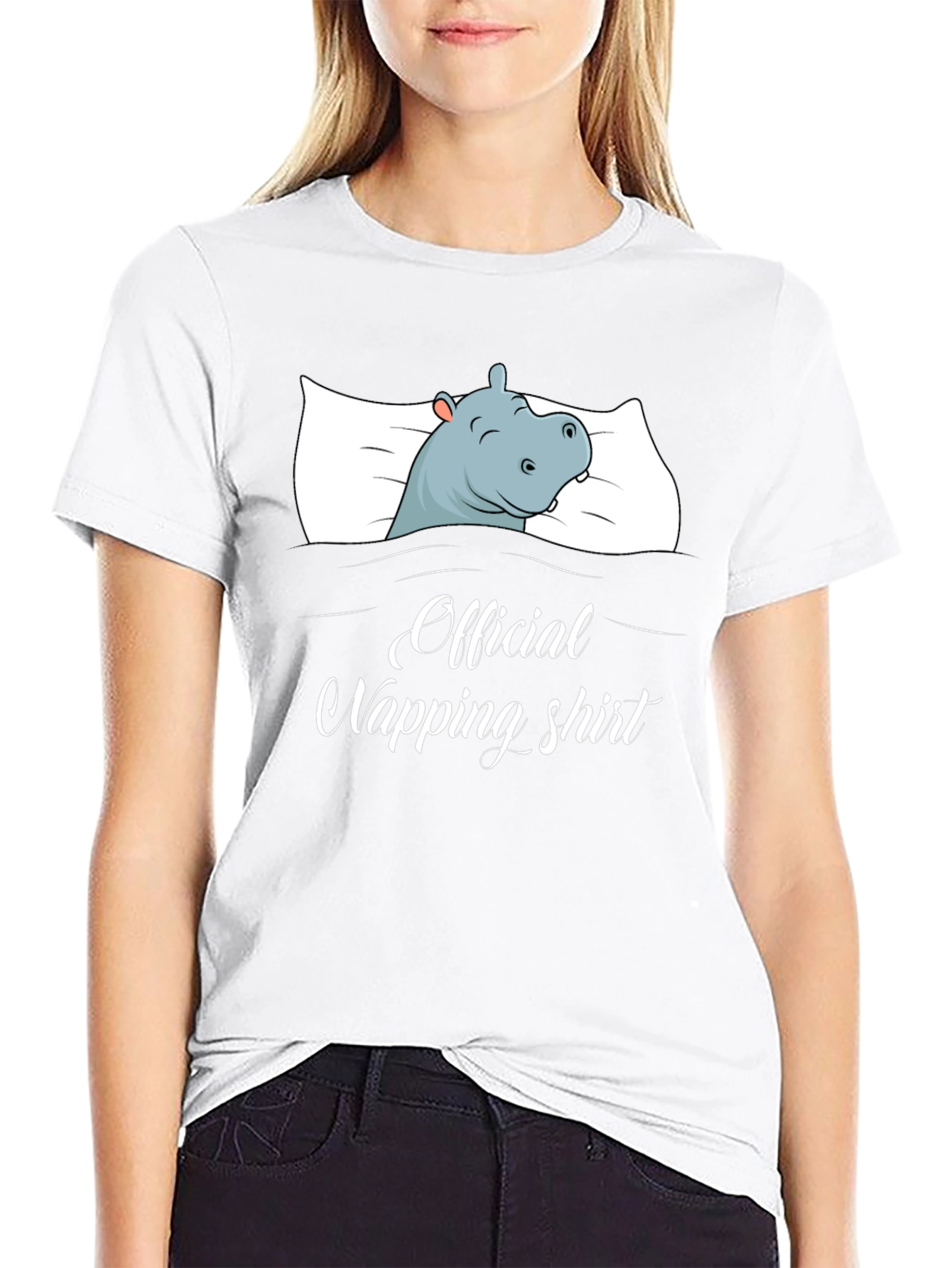 Official Napping Shirt - Hippo Sleeping Design