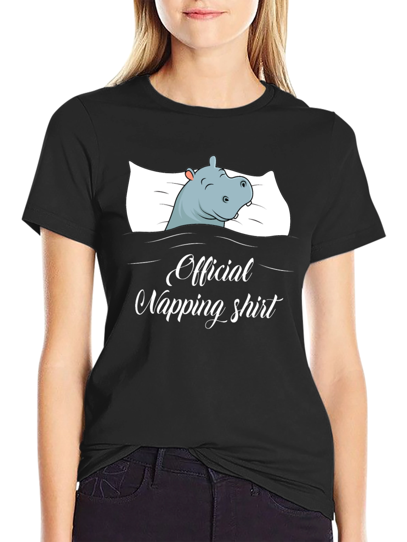 Official Napping Shirt - Hippo Sleeping Design
