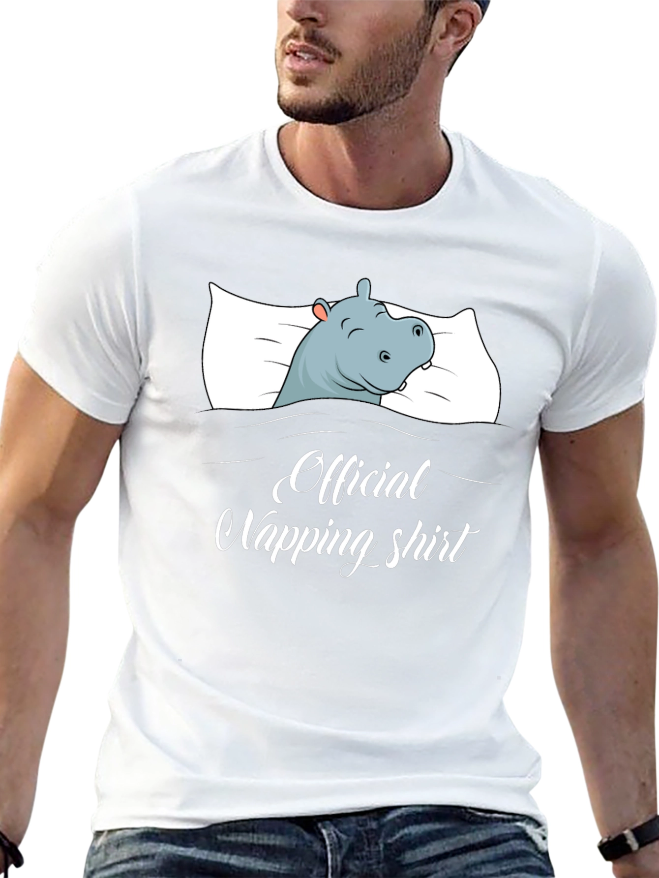 Official Napping Shirt - Hippo Sleeping Design