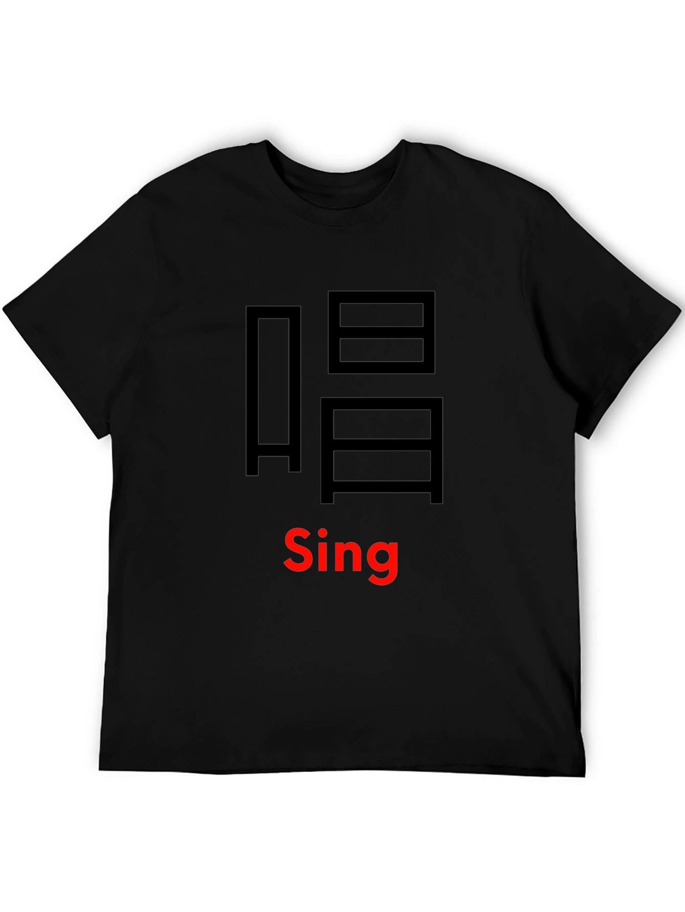 Sing T-Shirt - Unique Graphic Tee