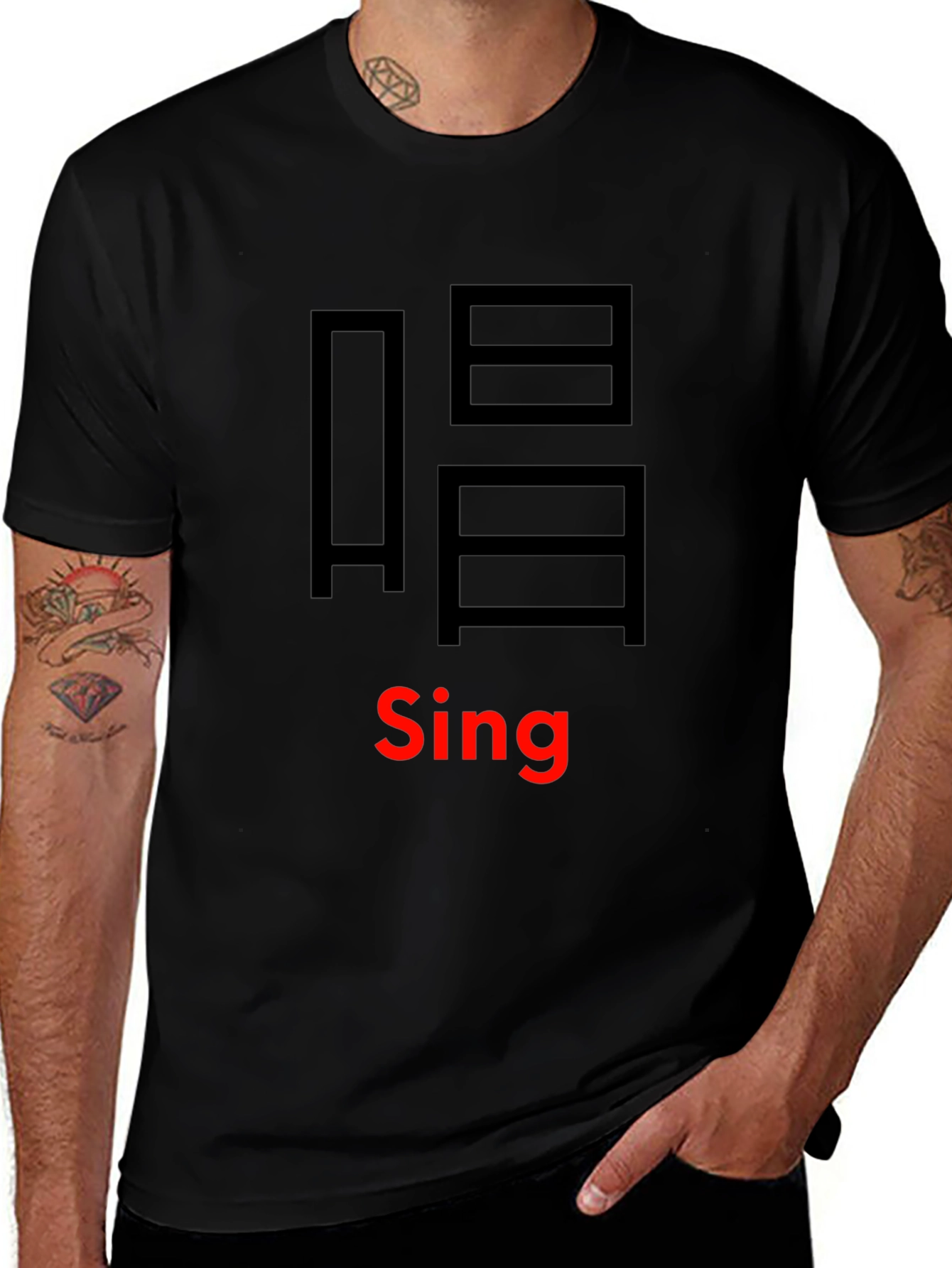 Sing T-Shirt - Unique Graphic Tee