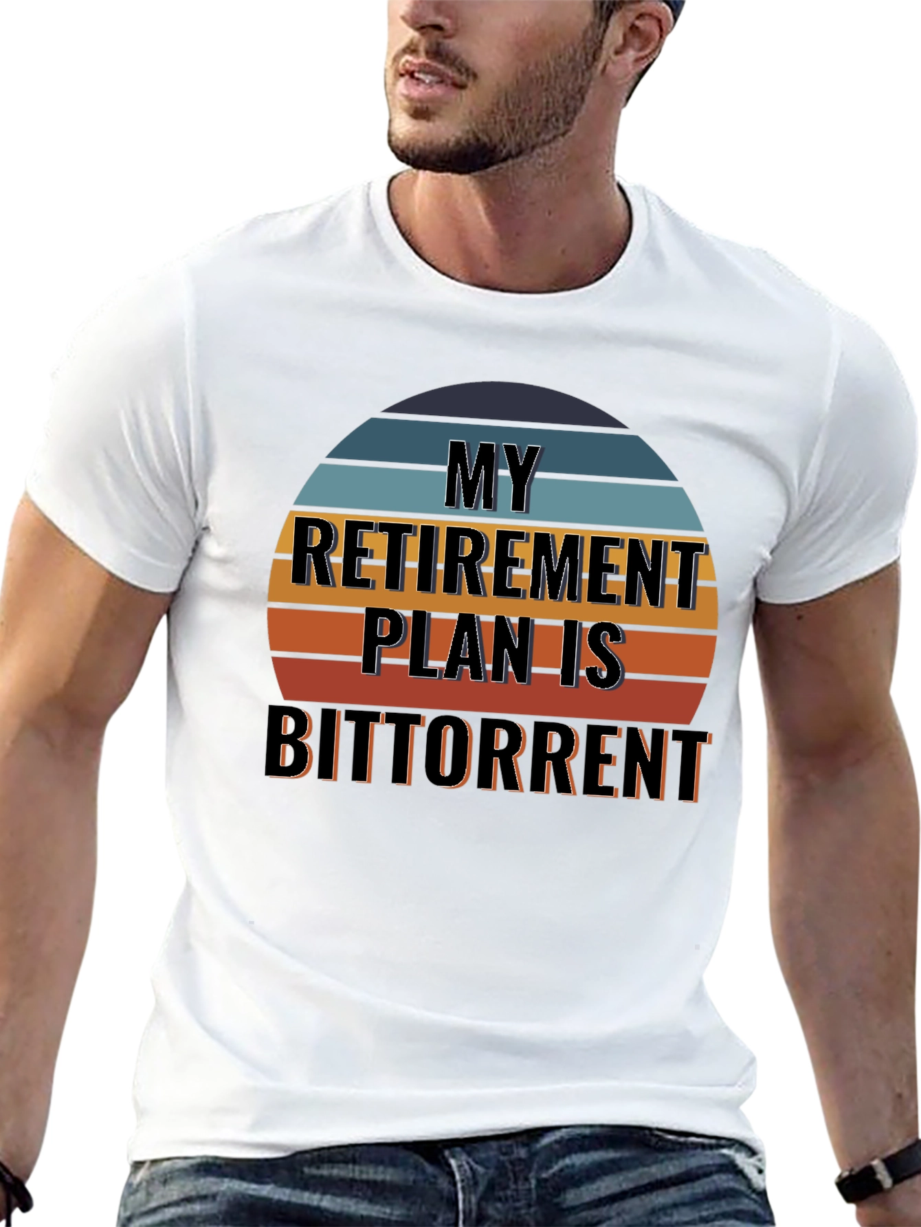 My Retirement Plan Is BitTorrent Black T-Shirt