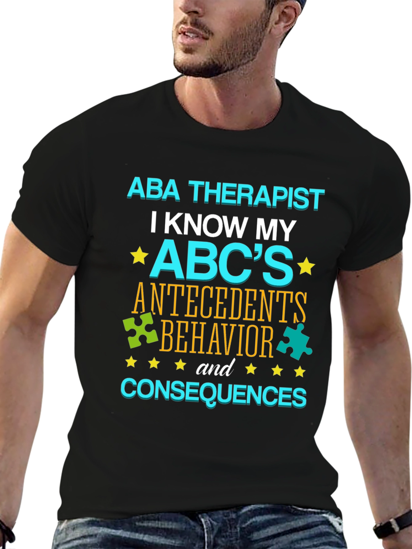ABA Therapist ABCs T-Shirt - Autism Awareness