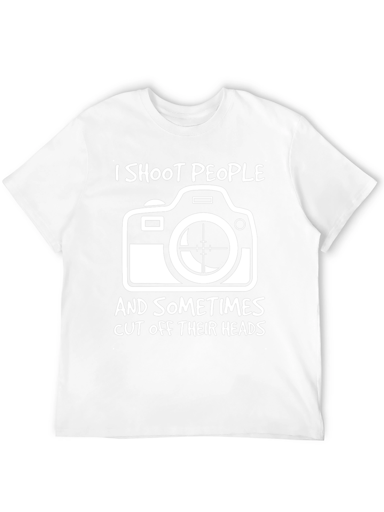 Photographer Humor T-Shirt - I Shoot People