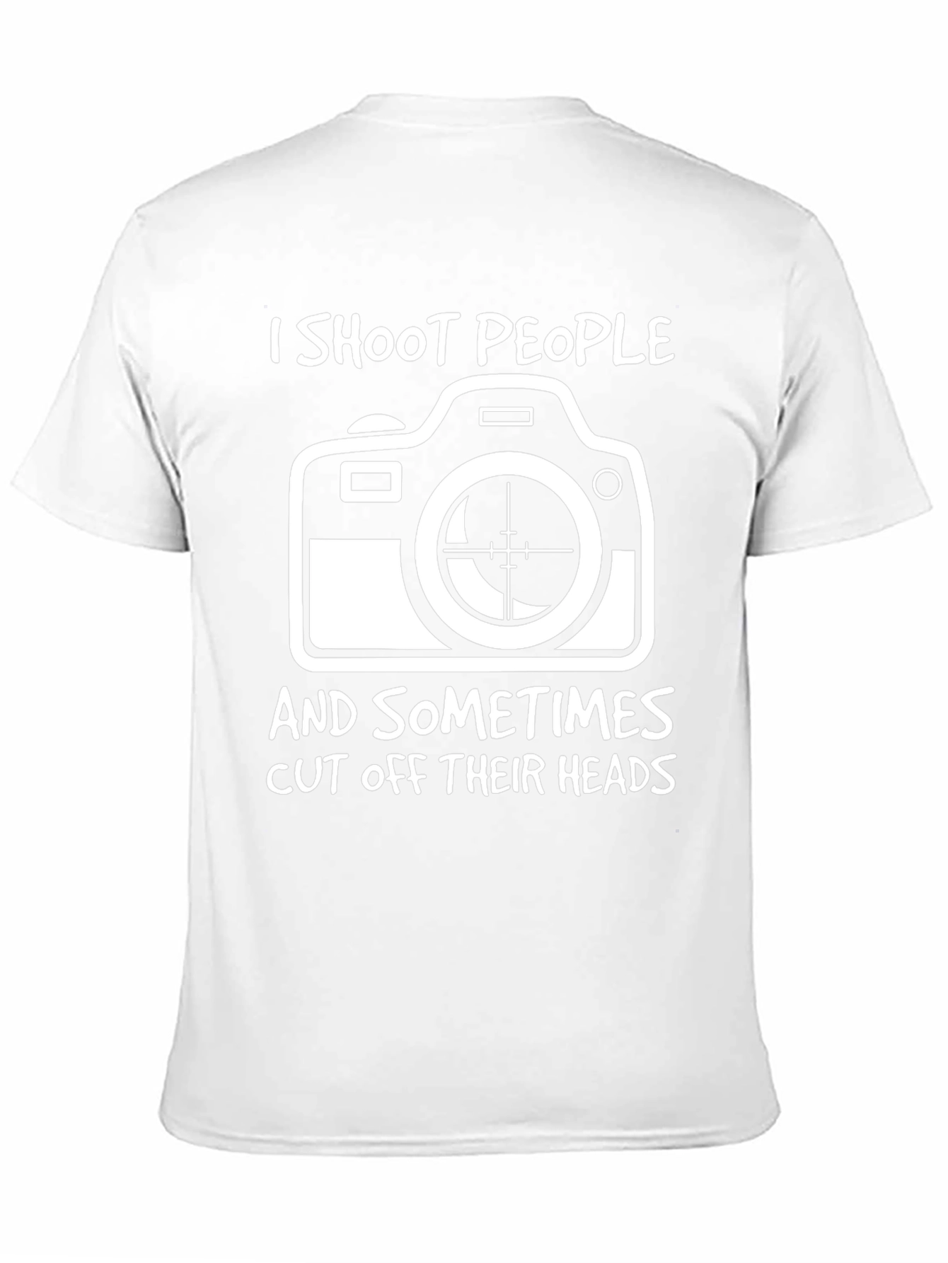 Photographer Humor T-Shirt - I Shoot People