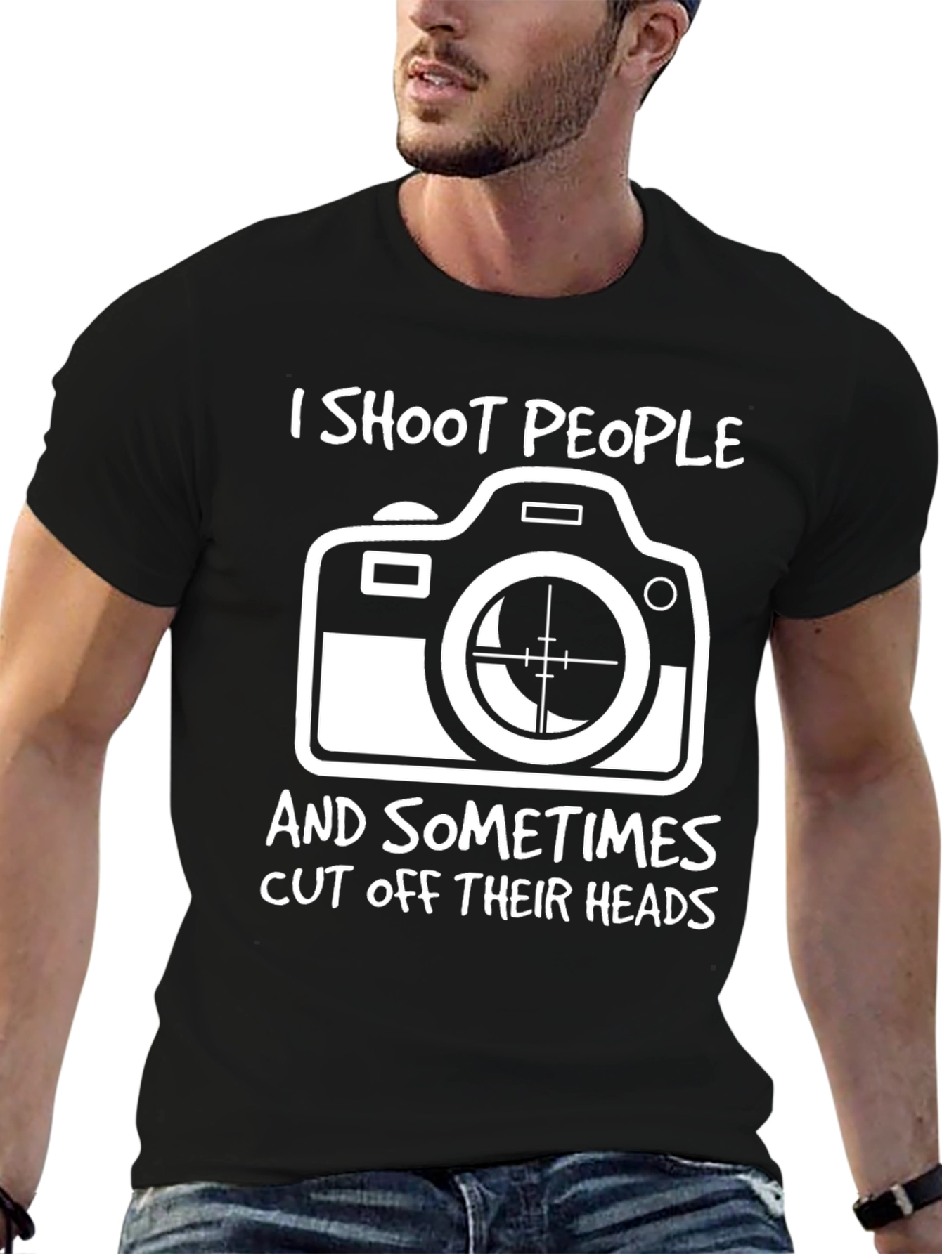 Photographer Humor T-Shirt - I Shoot People