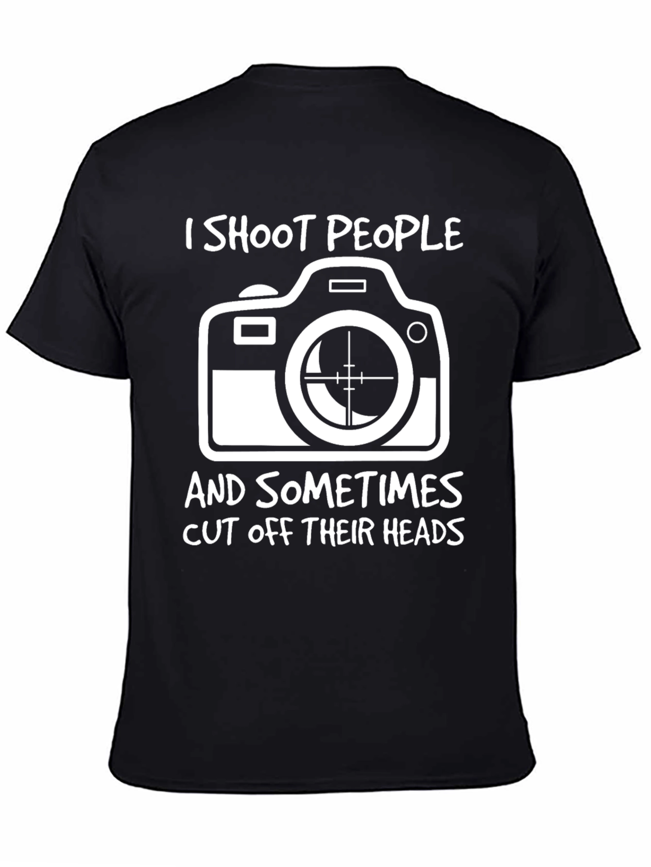 Photographer Humor T-Shirt - I Shoot People