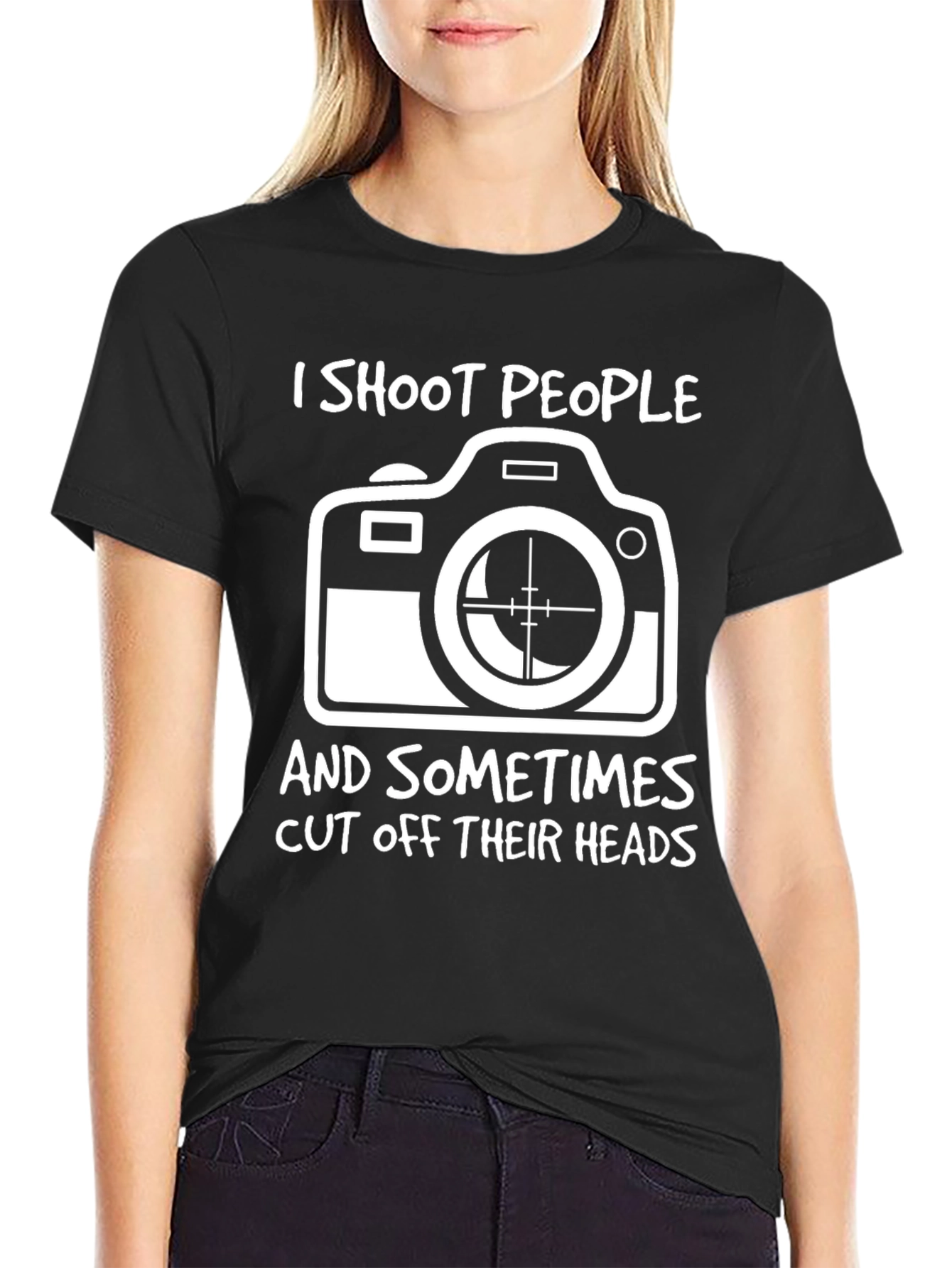 Photographer Humor T-Shirt - I Shoot People
