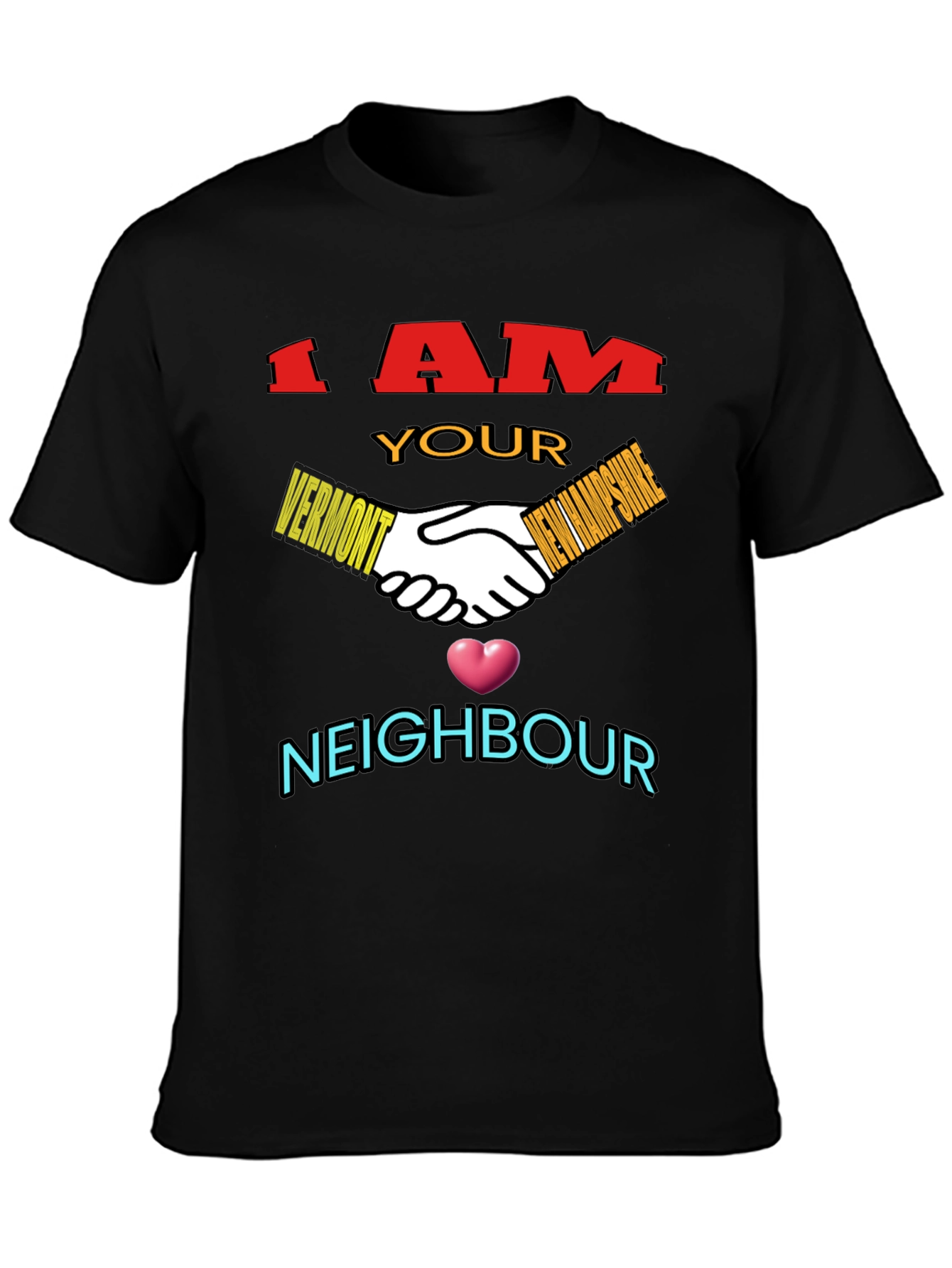 Vermont/New Hampshire Neighbour T-Shirt