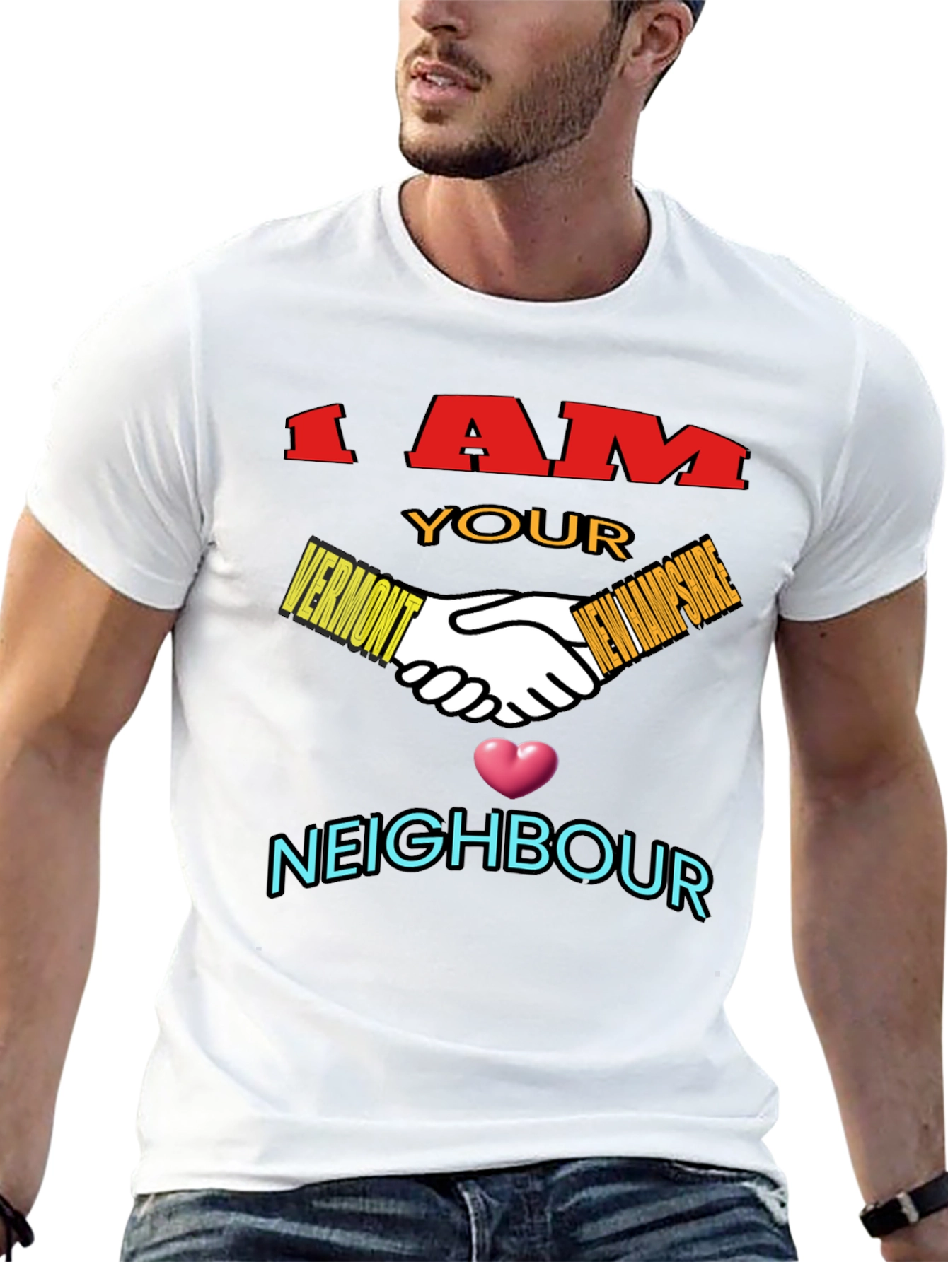 Vermont/New Hampshire Neighbour T-Shirt