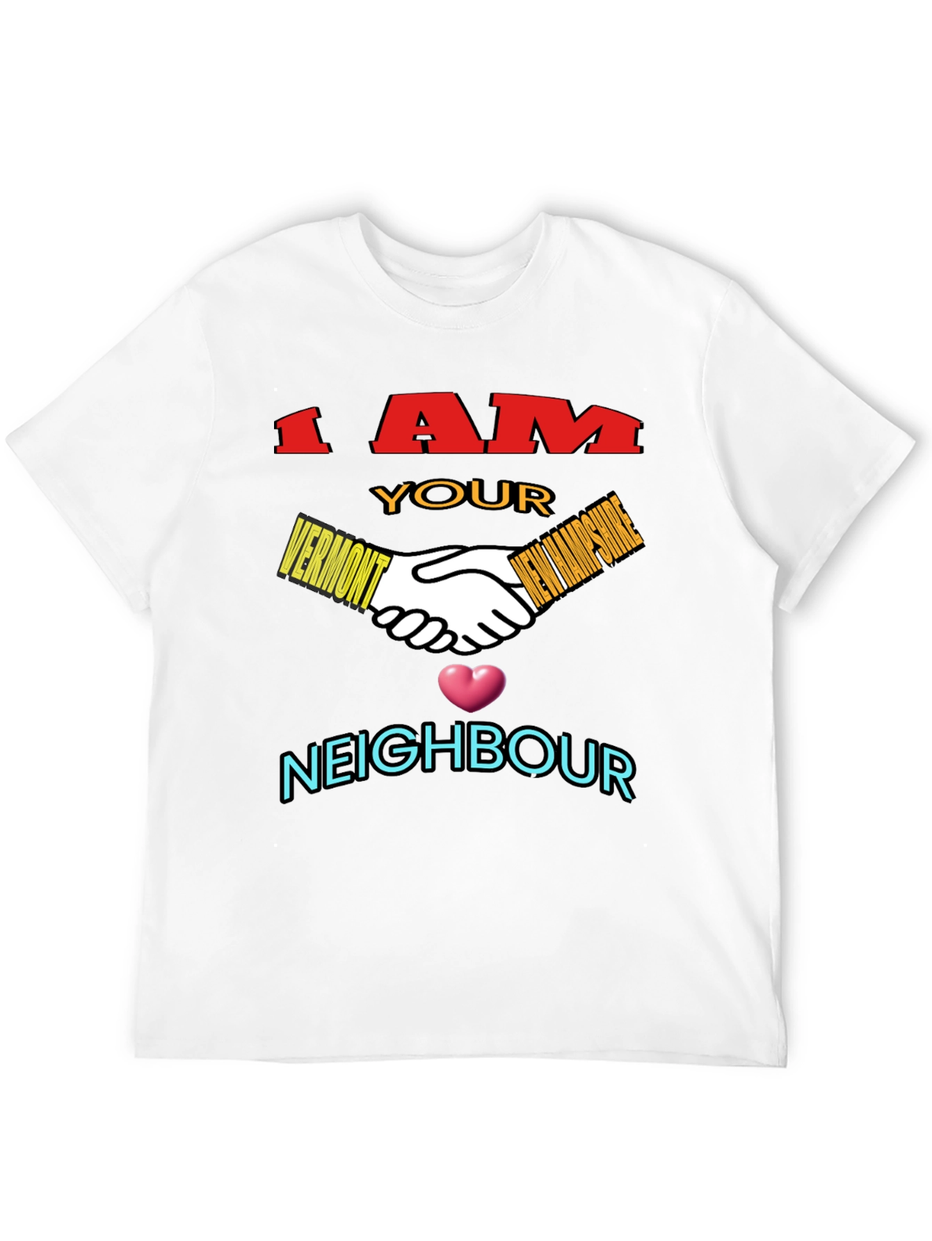 Vermont/New Hampshire Neighbour T-Shirt
