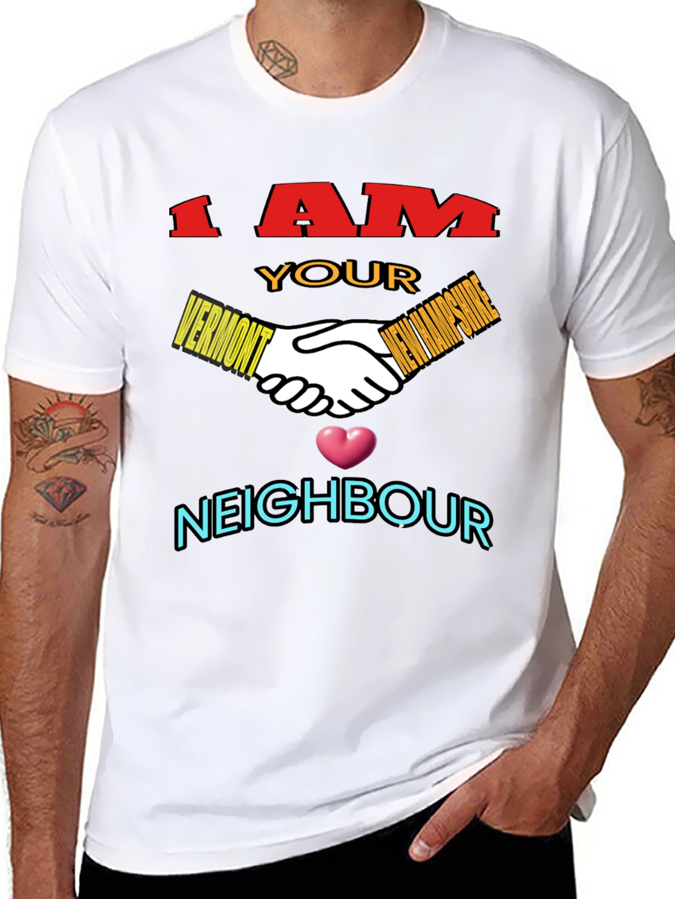Vermont/New Hampshire Neighbour T-Shirt