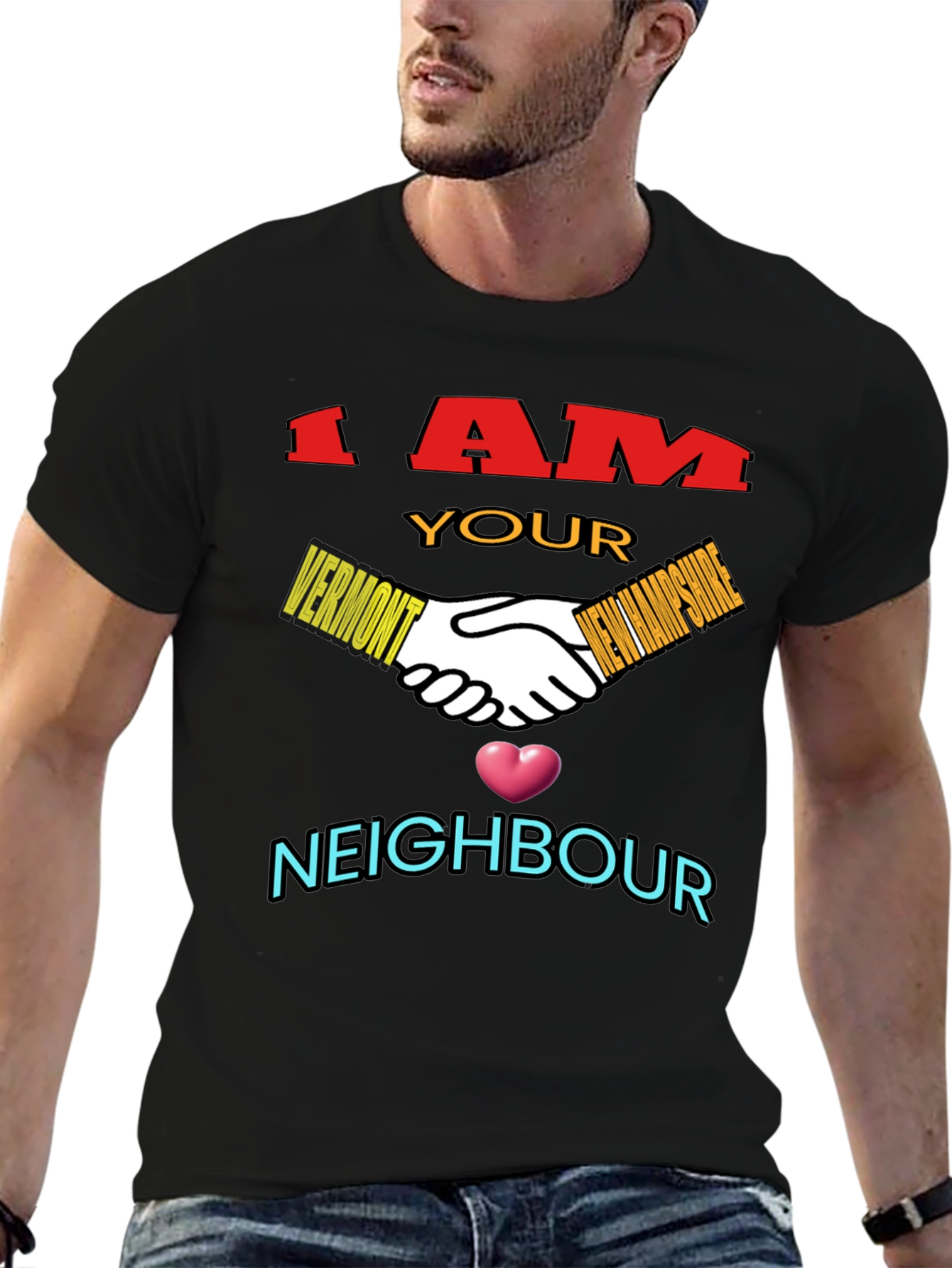 Vermont/New Hampshire Neighbour T-Shirt