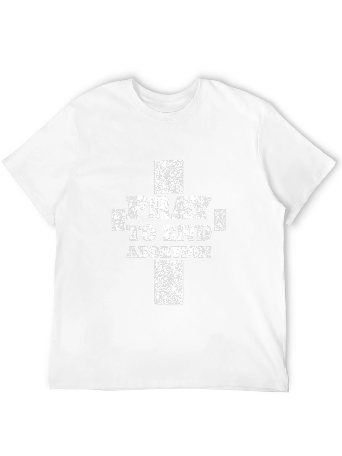 Pray to End Abortion Black Graphic Tee