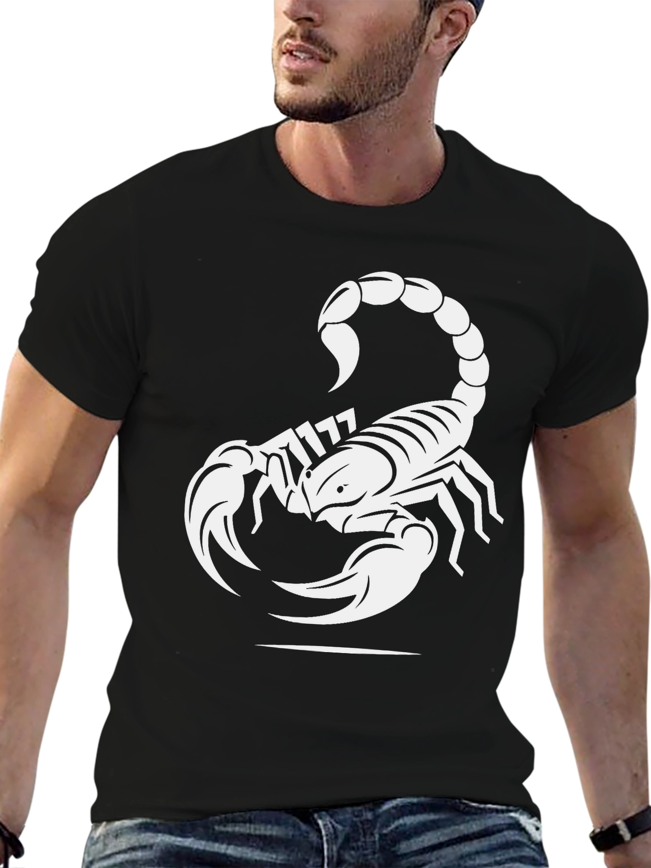 Scorpion Graphic T-Shirt - Black