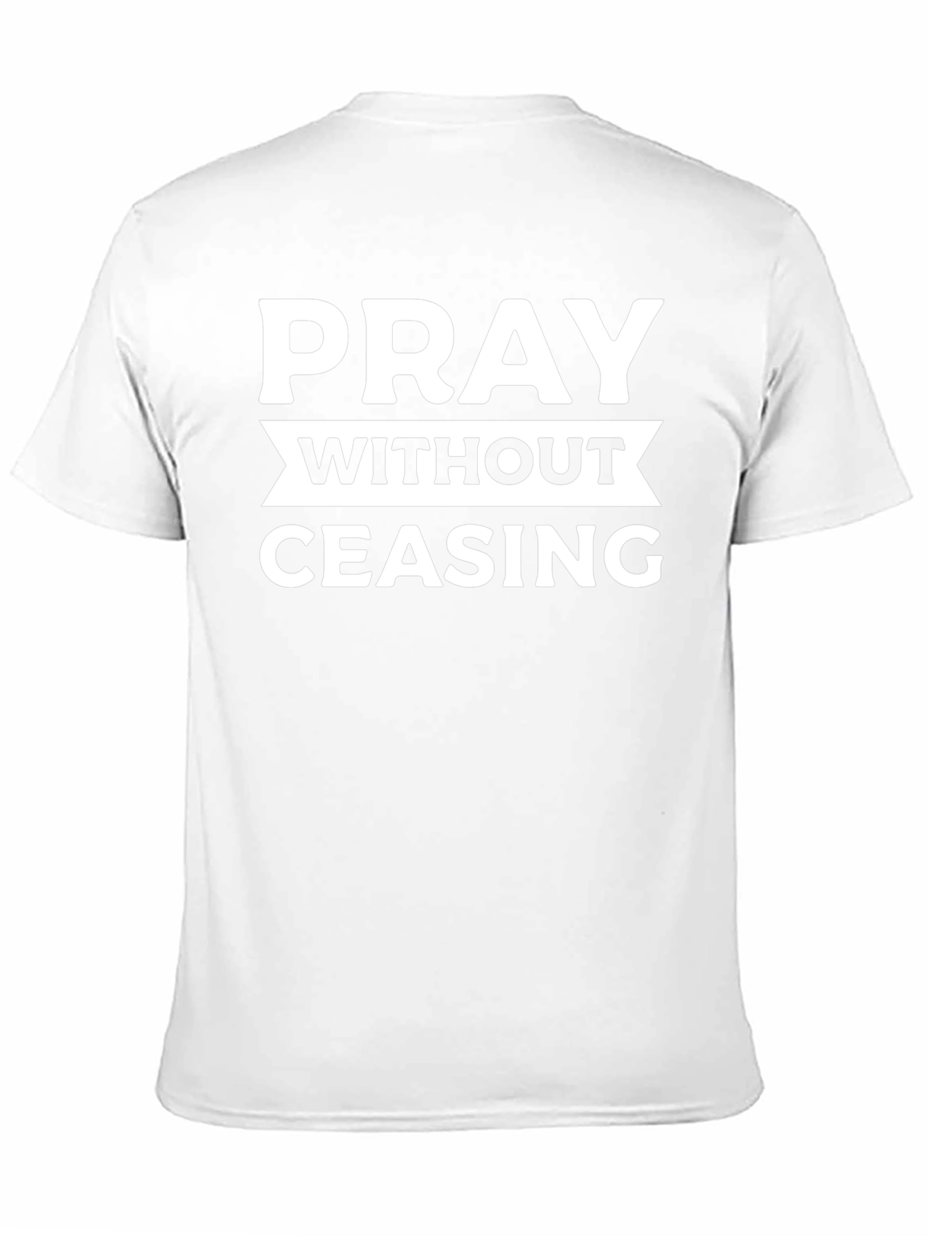 Pray Without Ceasing Black Tee