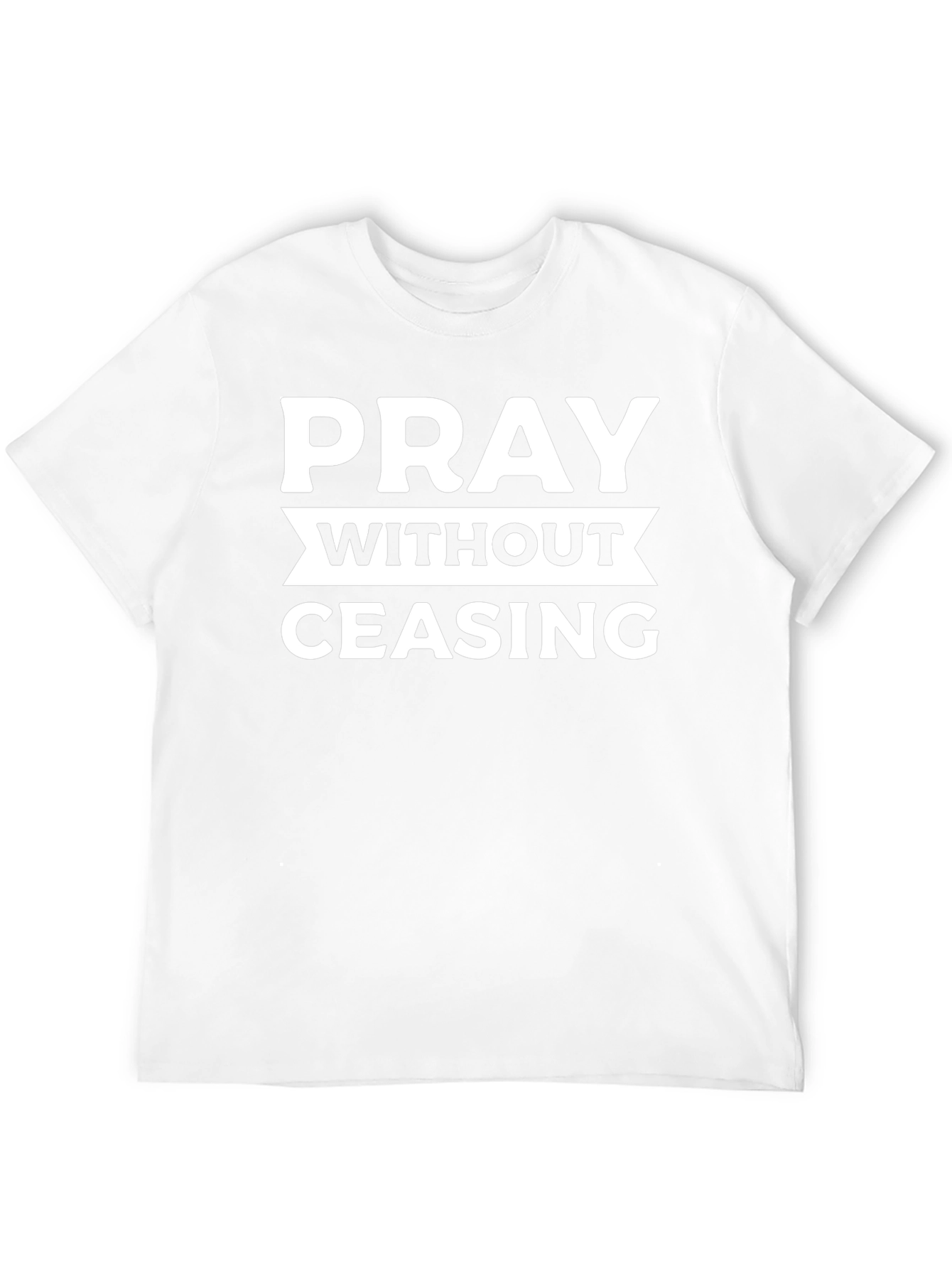 Pray Without Ceasing Black Tee