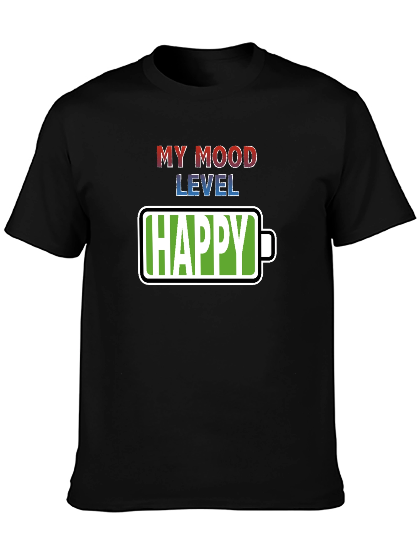 My Mood Level Happy Graphic Tee