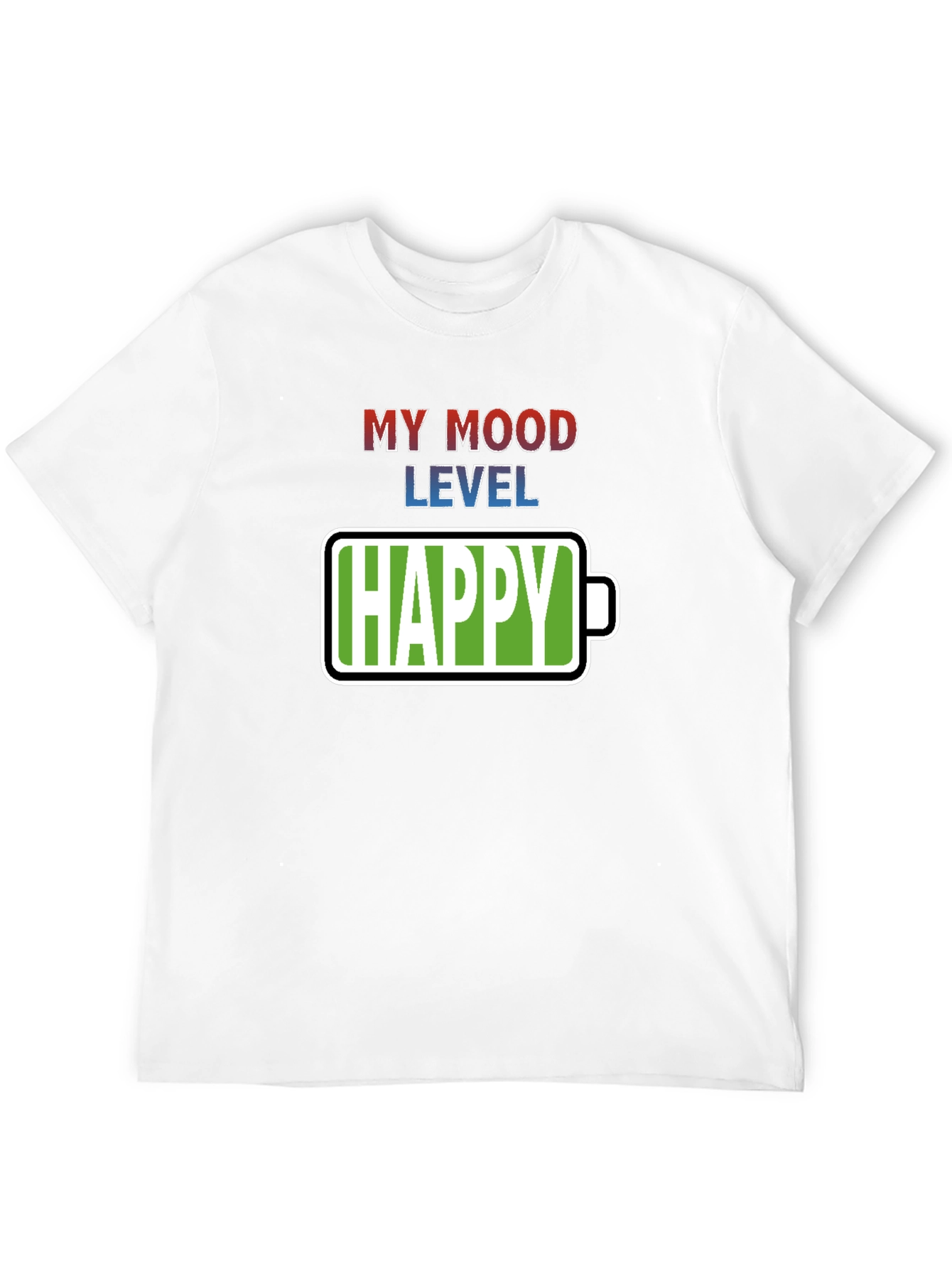 My Mood Level Happy Graphic Tee