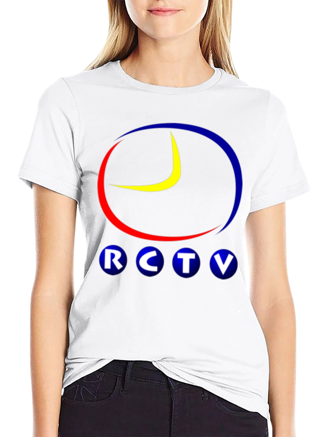 RCTV Logo Graphic Black T-Shirt