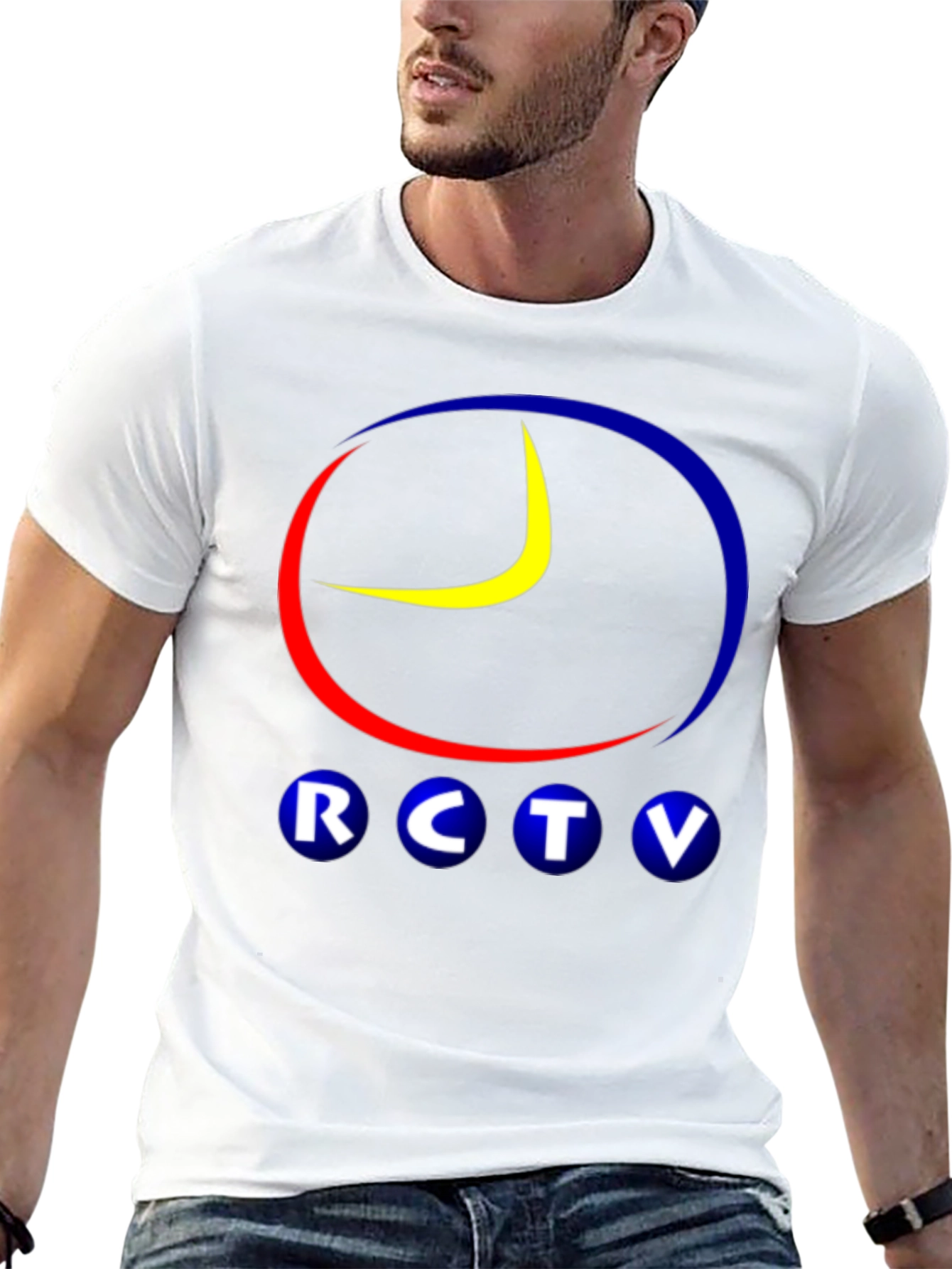 RCTV Logo Graphic Black T-Shirt
