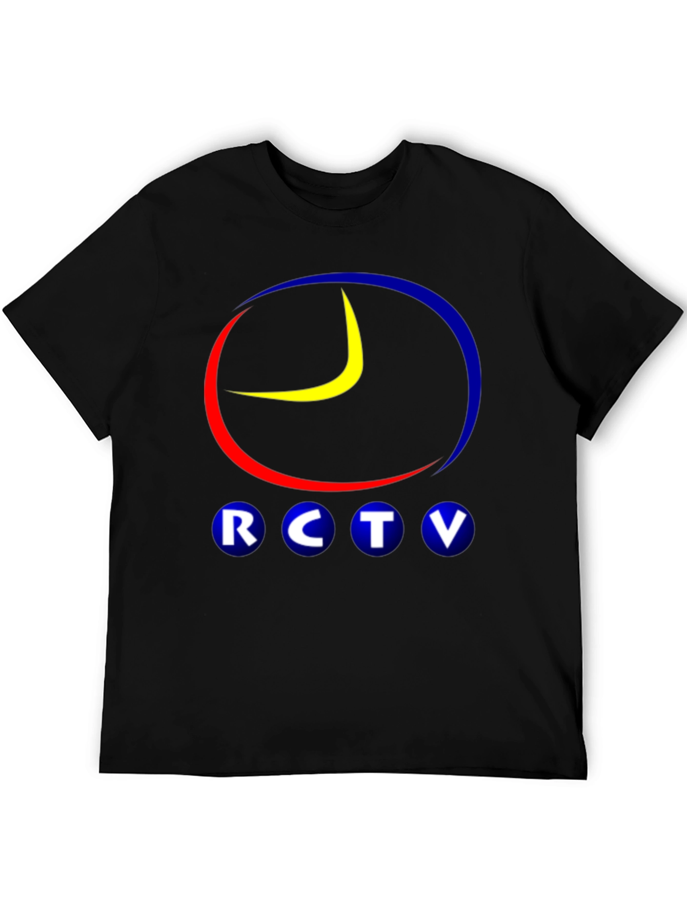 RCTV Logo Graphic Black T-Shirt