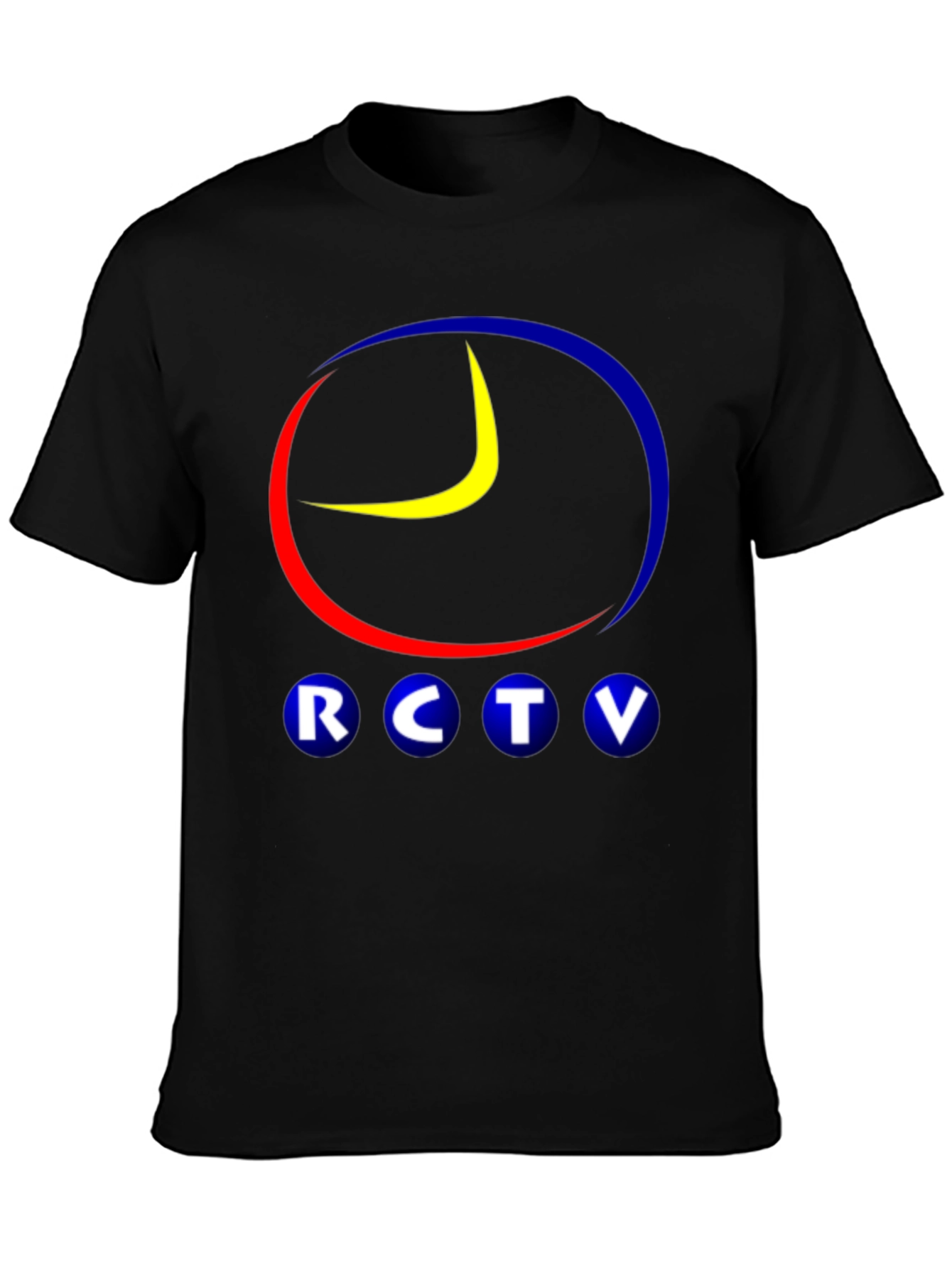RCTV Logo Graphic Black T-Shirt